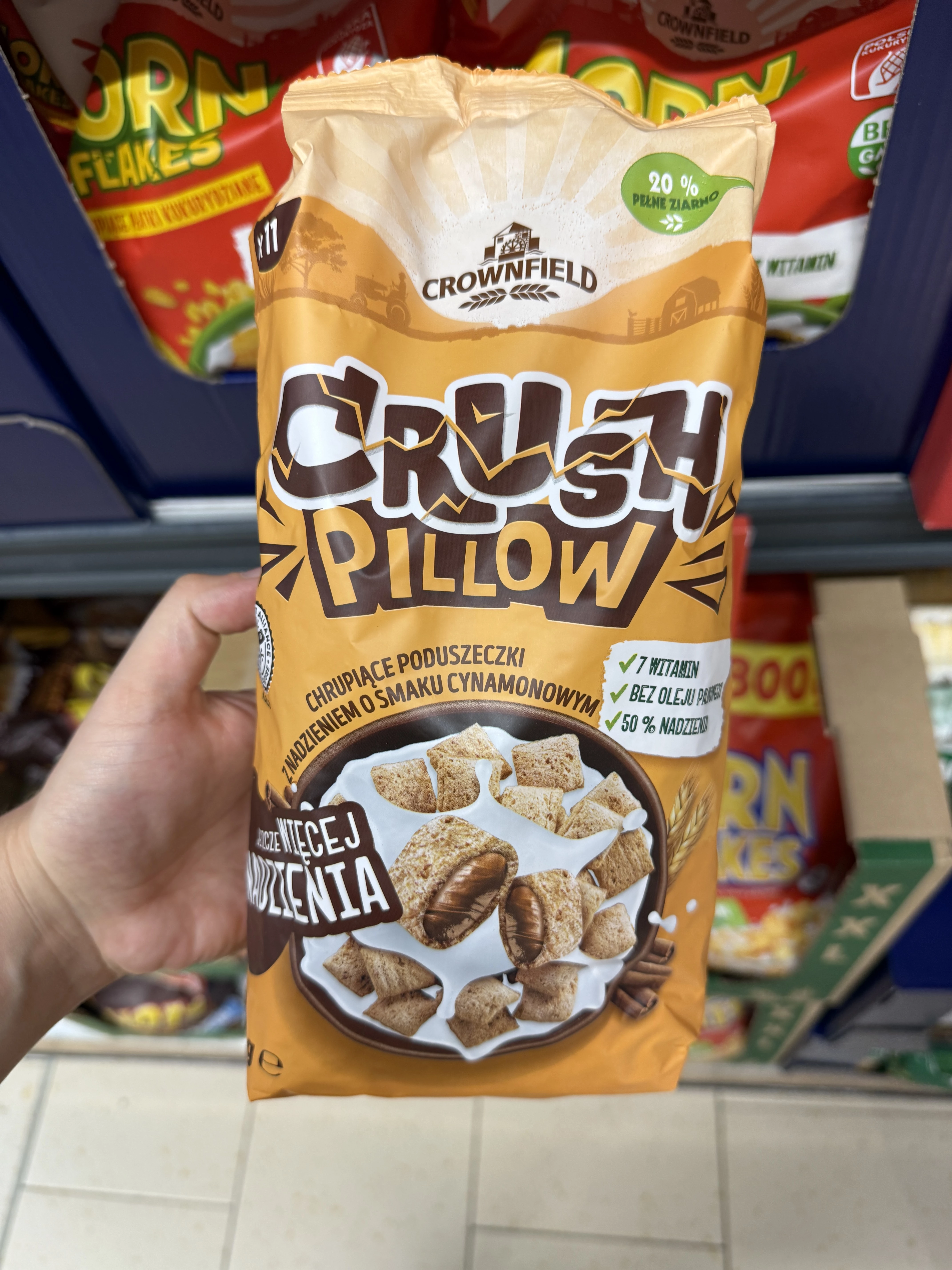 Crownfield Crush Pillow cynamonowe | 350g