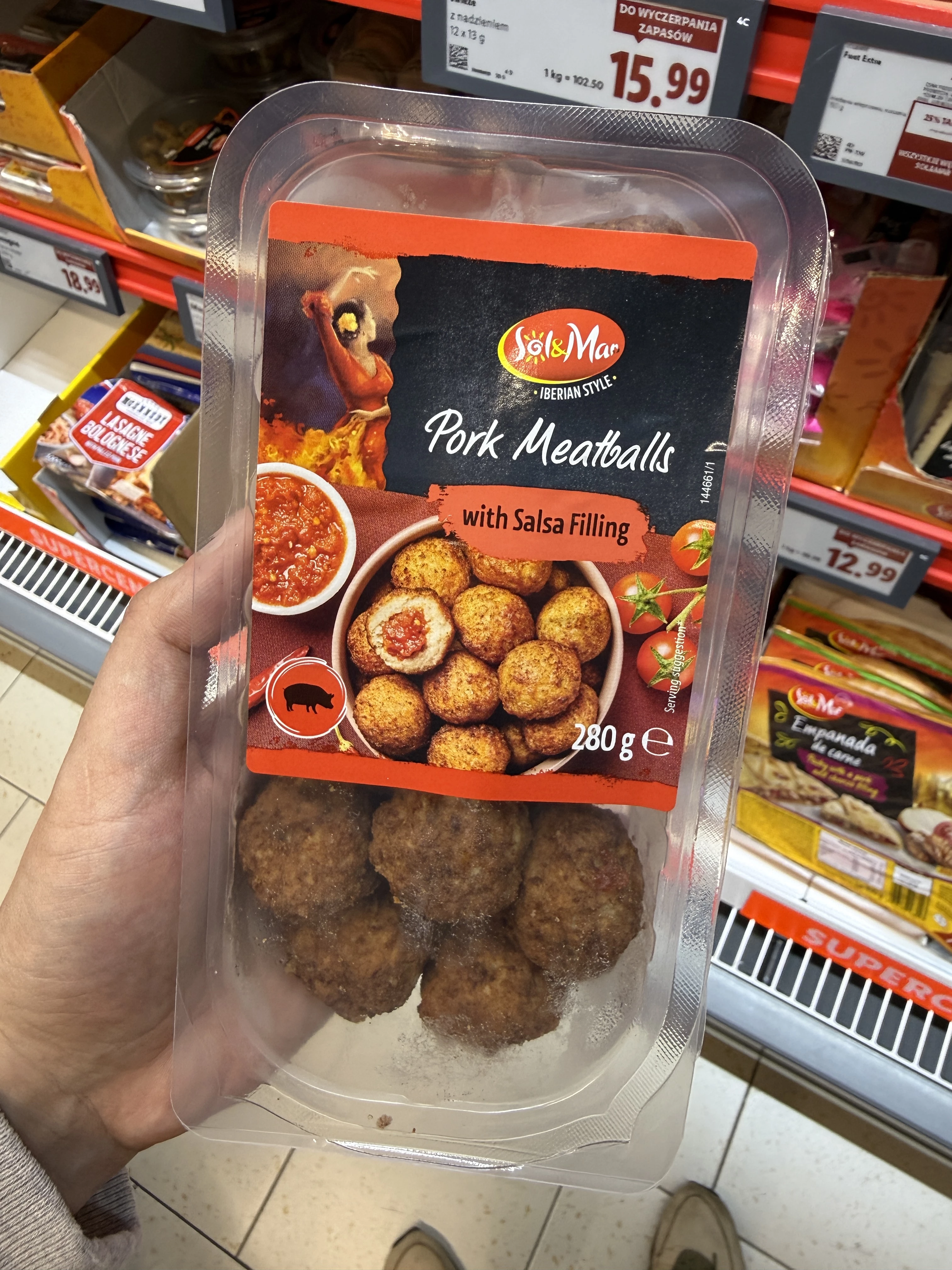 Sol & Mar Klopsiki wieprzowe z nadzieniem salsa | 280g