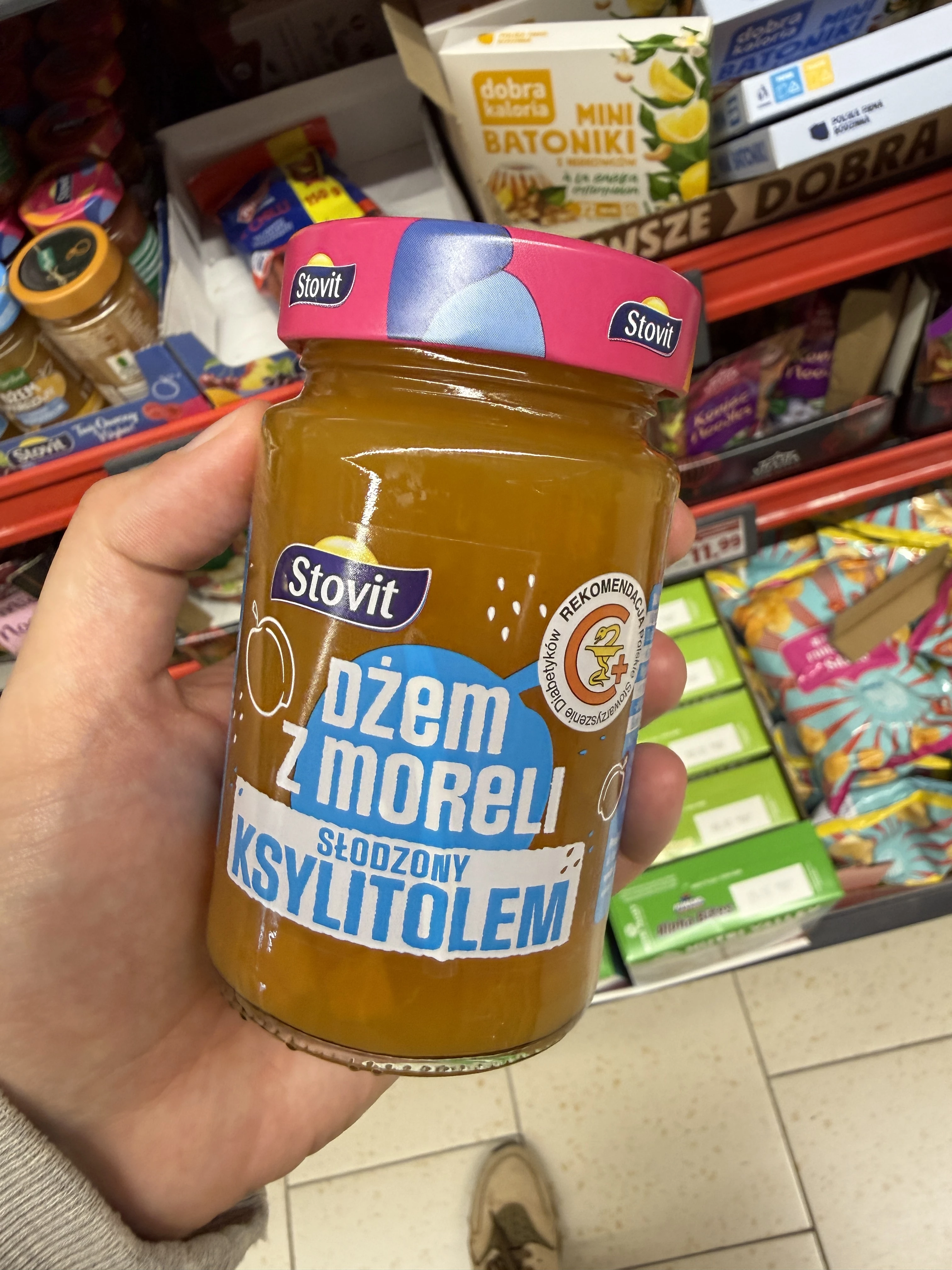 Stovit Dżem z moreli słodzony ksylitolem | 250g