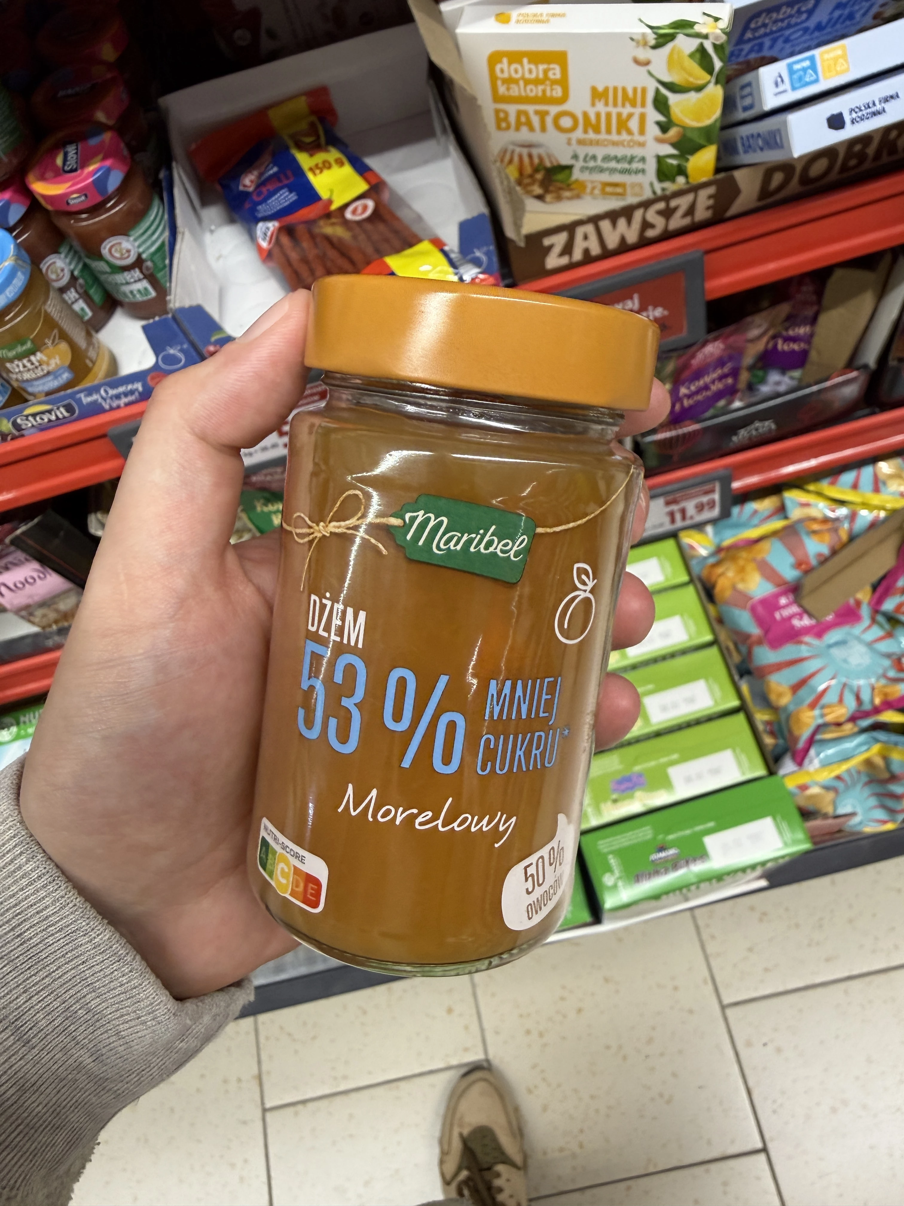 Maribel Dżem Morelowy 53% mniej cukru | 240g