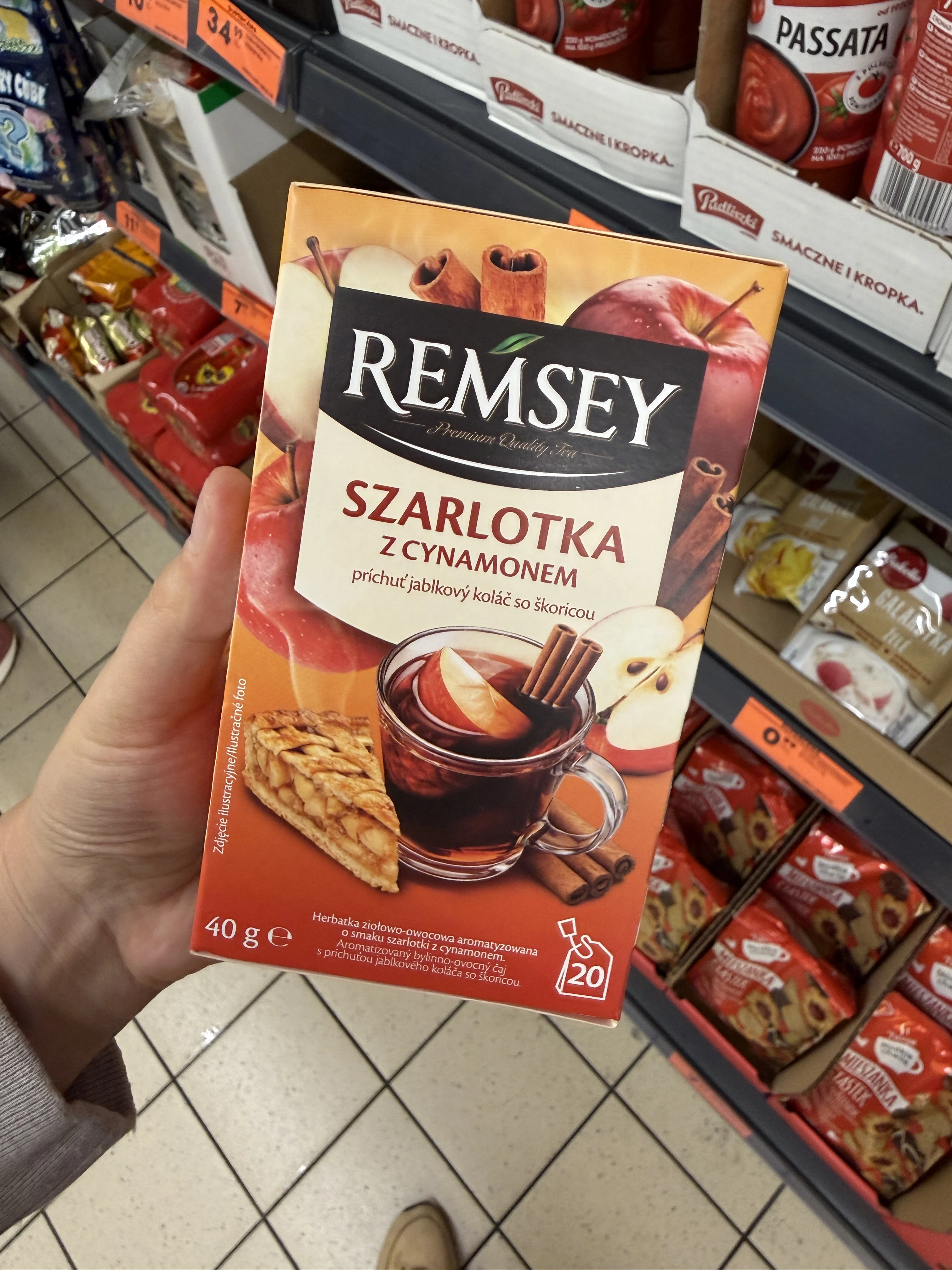Remsey Szarlotka z cynamonem | 40g