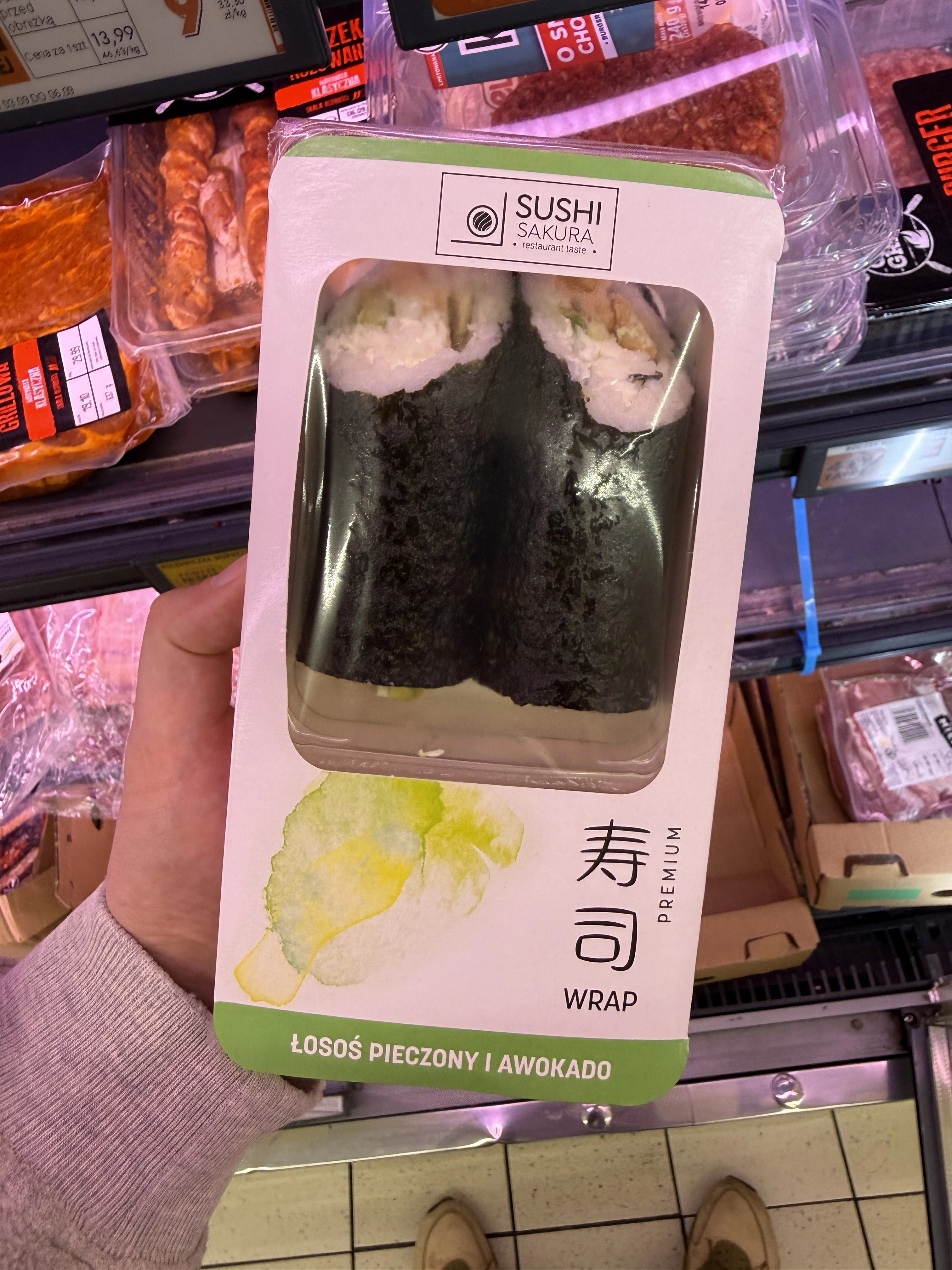 Sushi Sakura Wrap Łosoś pieczony i awokado | 210g