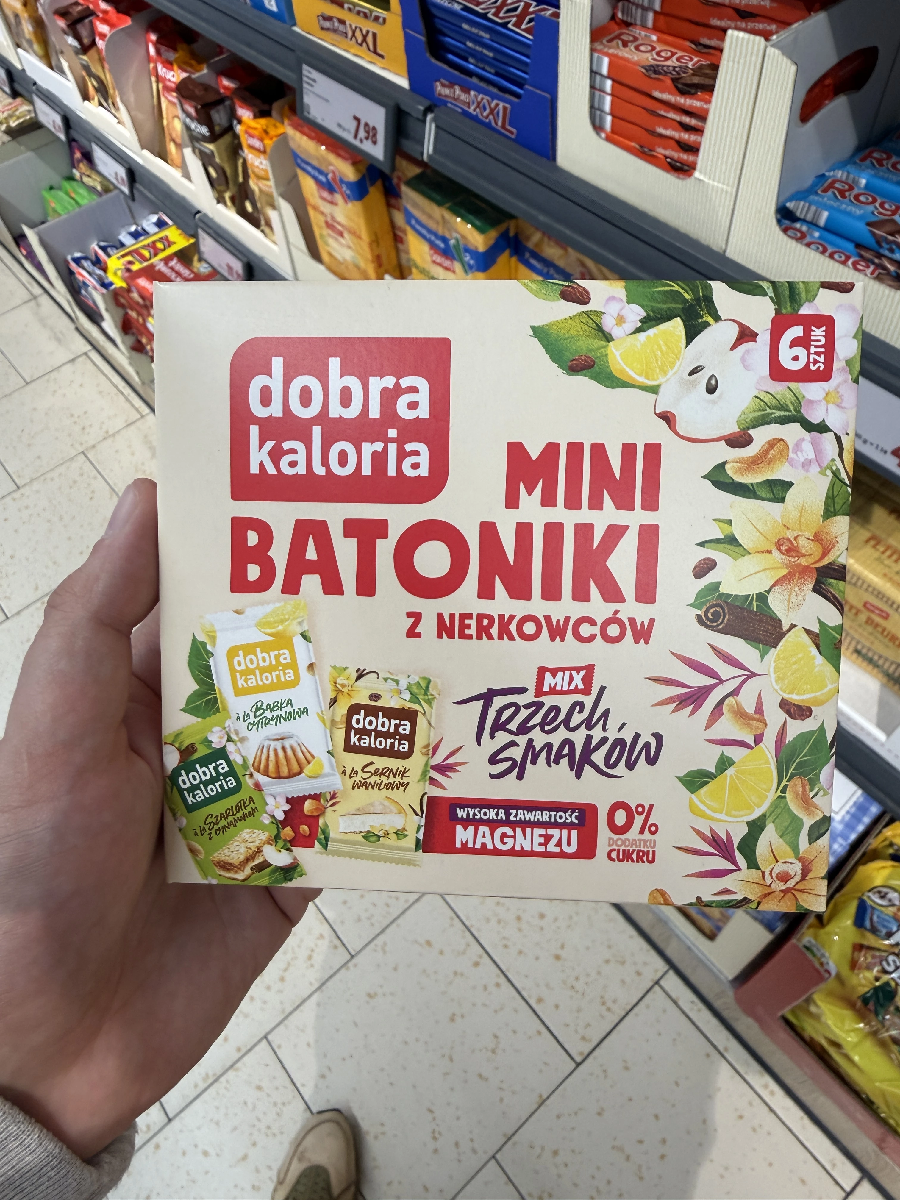 Dobra Kaloria Mini Batoniki z Nerkowców Mix Trzech Smaków | 102g