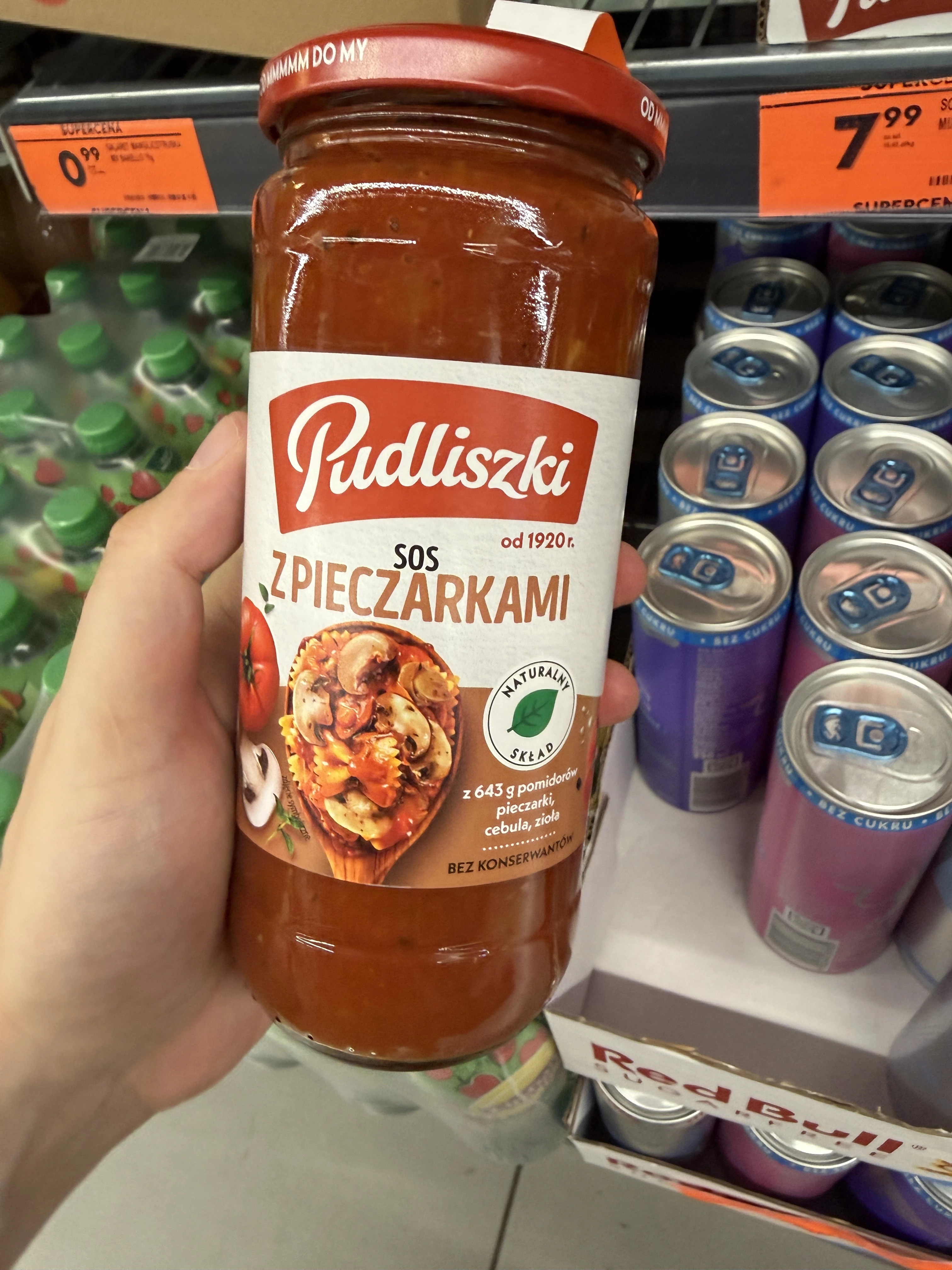 Pudliszki Sos z pieczarkami | 480g