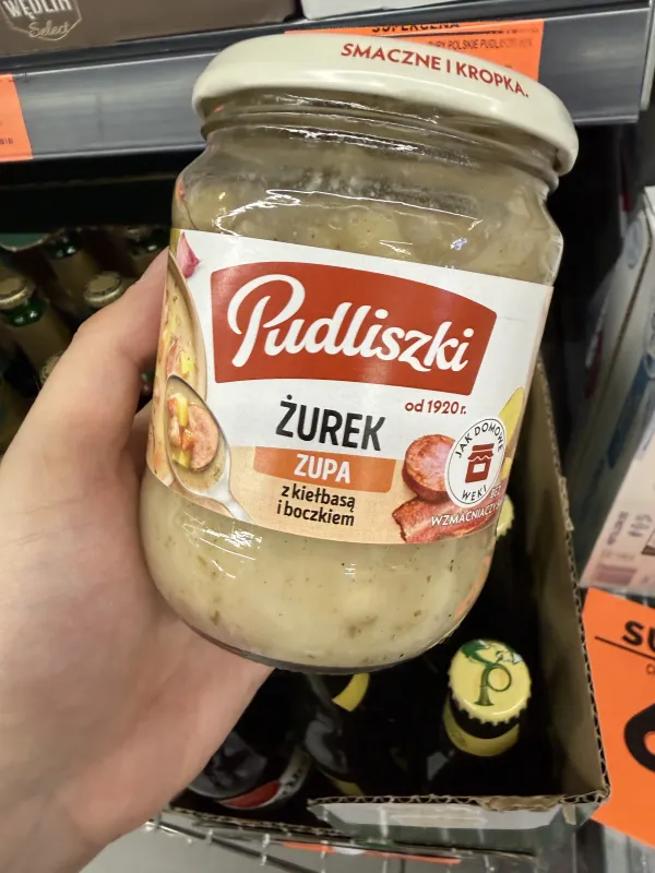 Pudliszki Żurek z kiełbasą i boczkiem | 440g