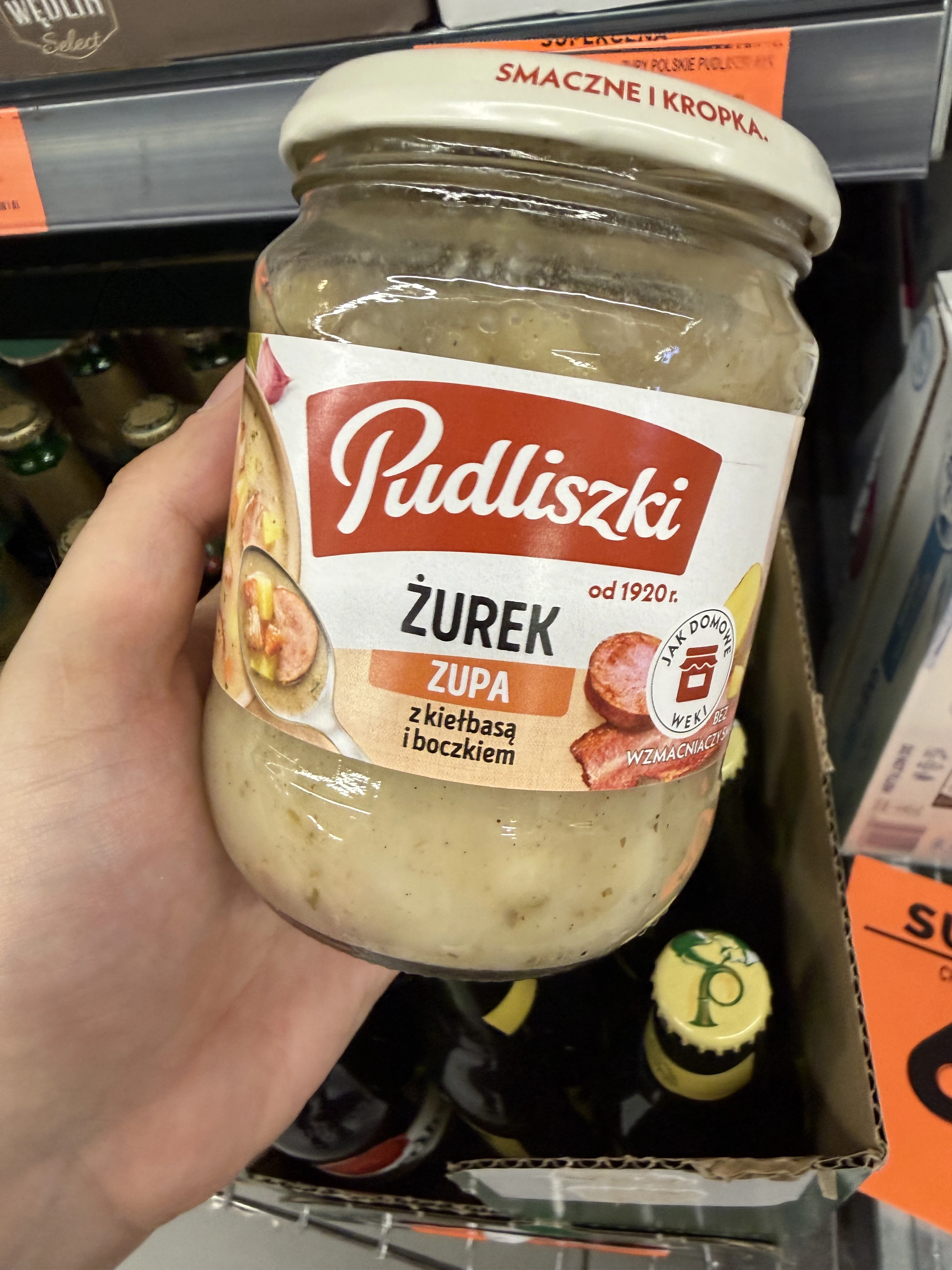 Pudliszki Żurek z kiełbasą i boczkiem | 440g