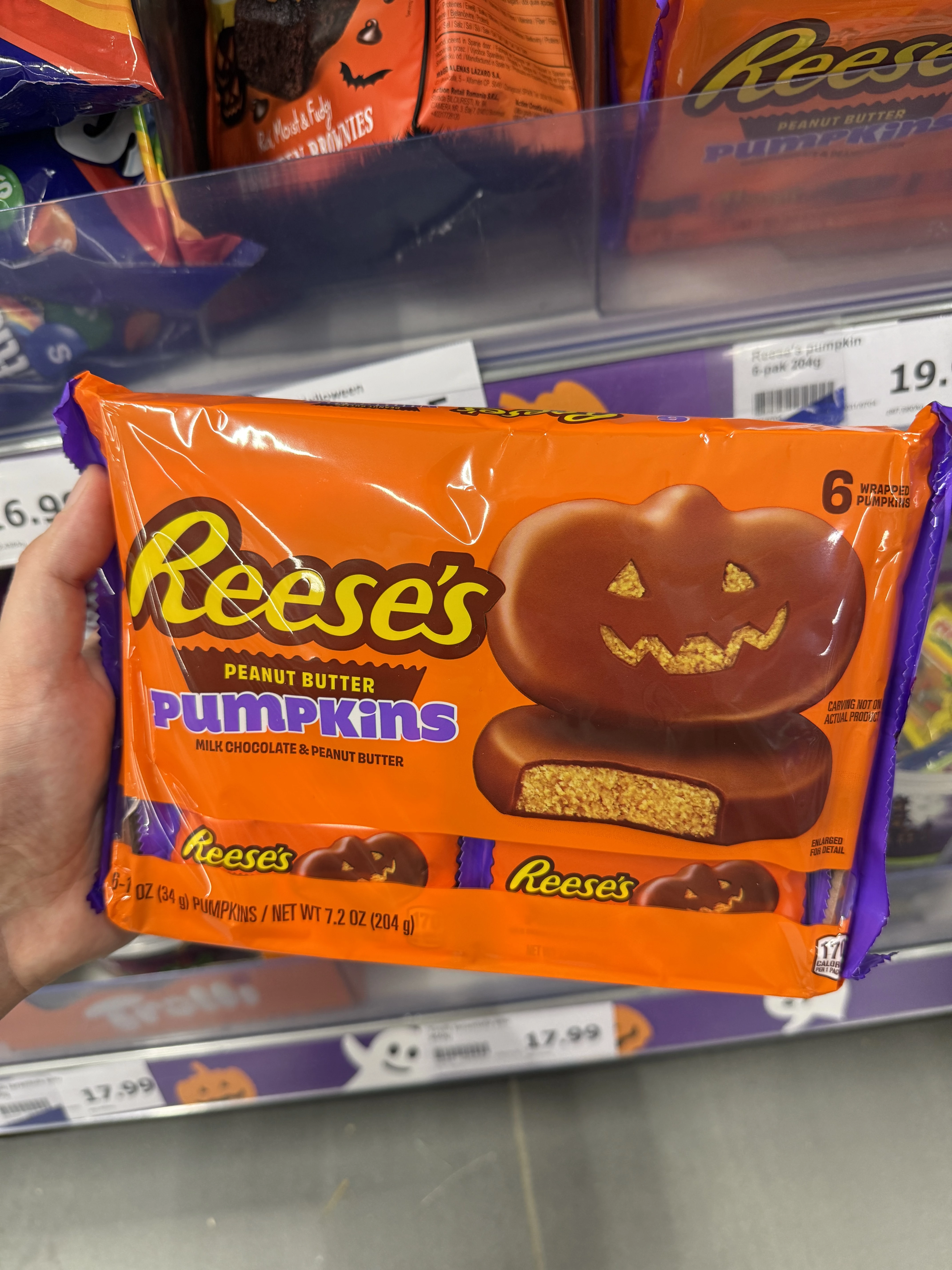 Reese’s Peanut Butter Pumpkins – Milk Chocolate & Peanut Butter | 204g