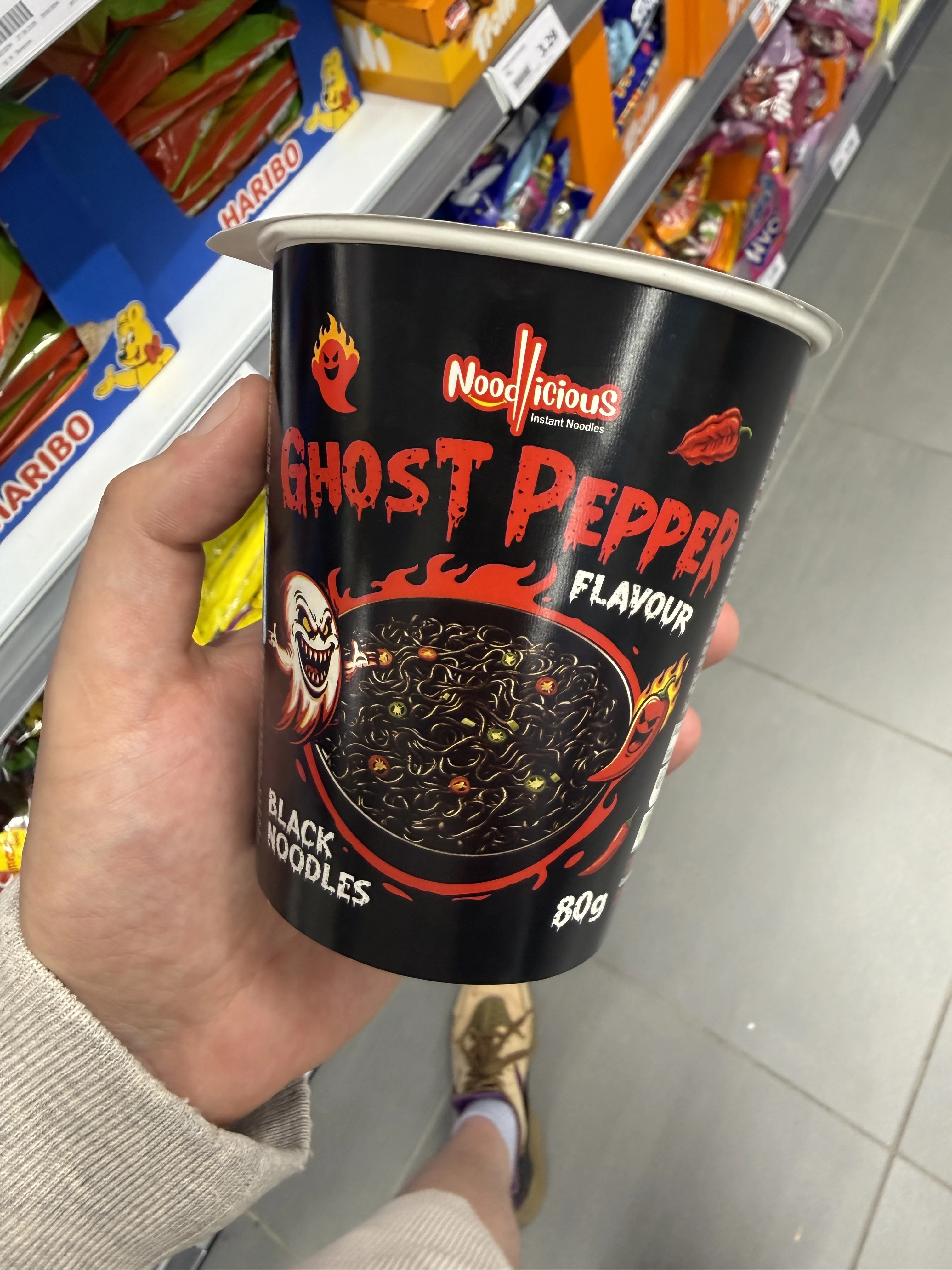 Noodlicious Ghost Pepper Flavour Black Noodles | 80g
