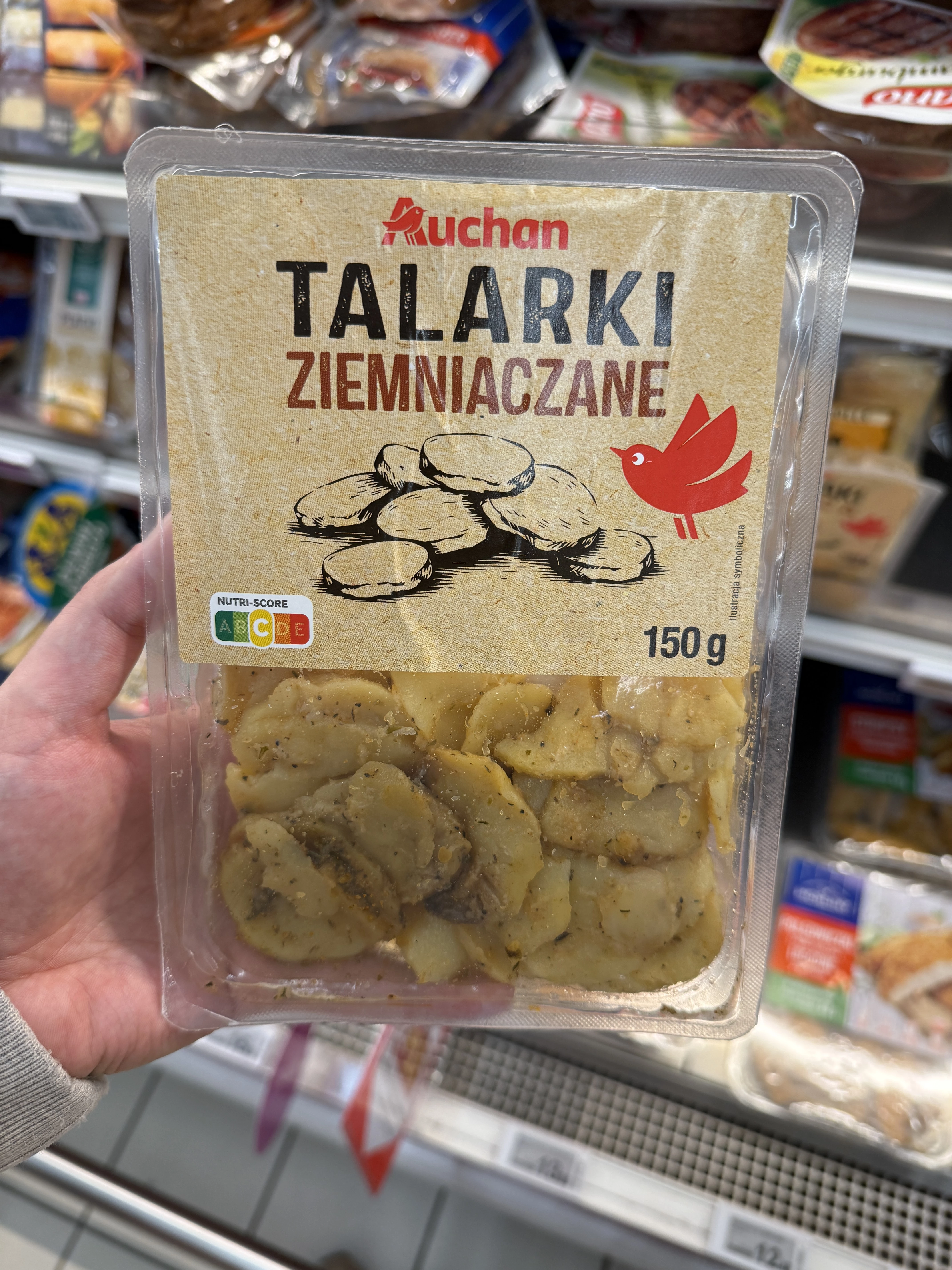 Auchan Talarki ziemniaczane z przyprawami | 150g