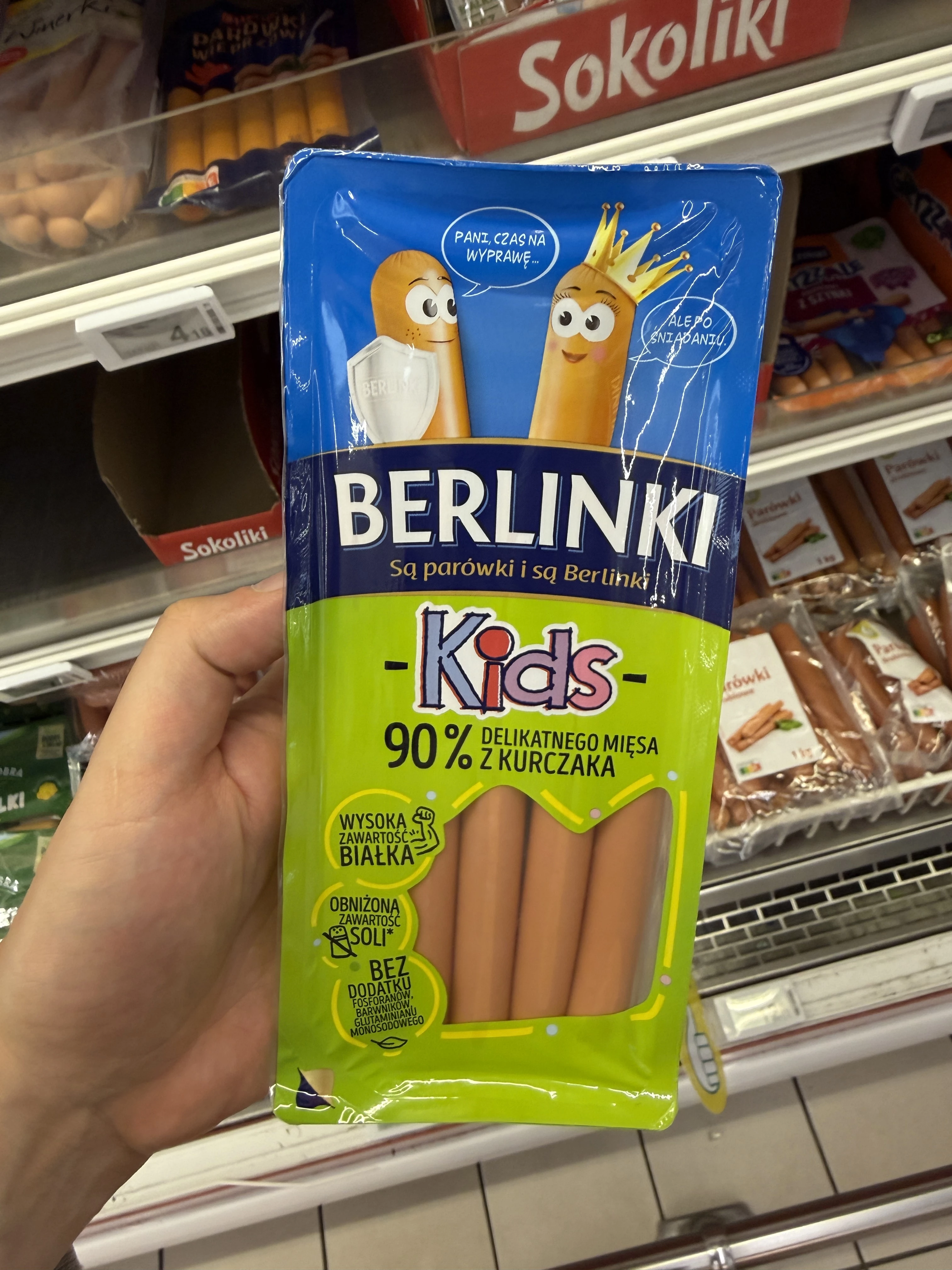 Berlinki Kids Kiełbasa z kurczaka | 120g