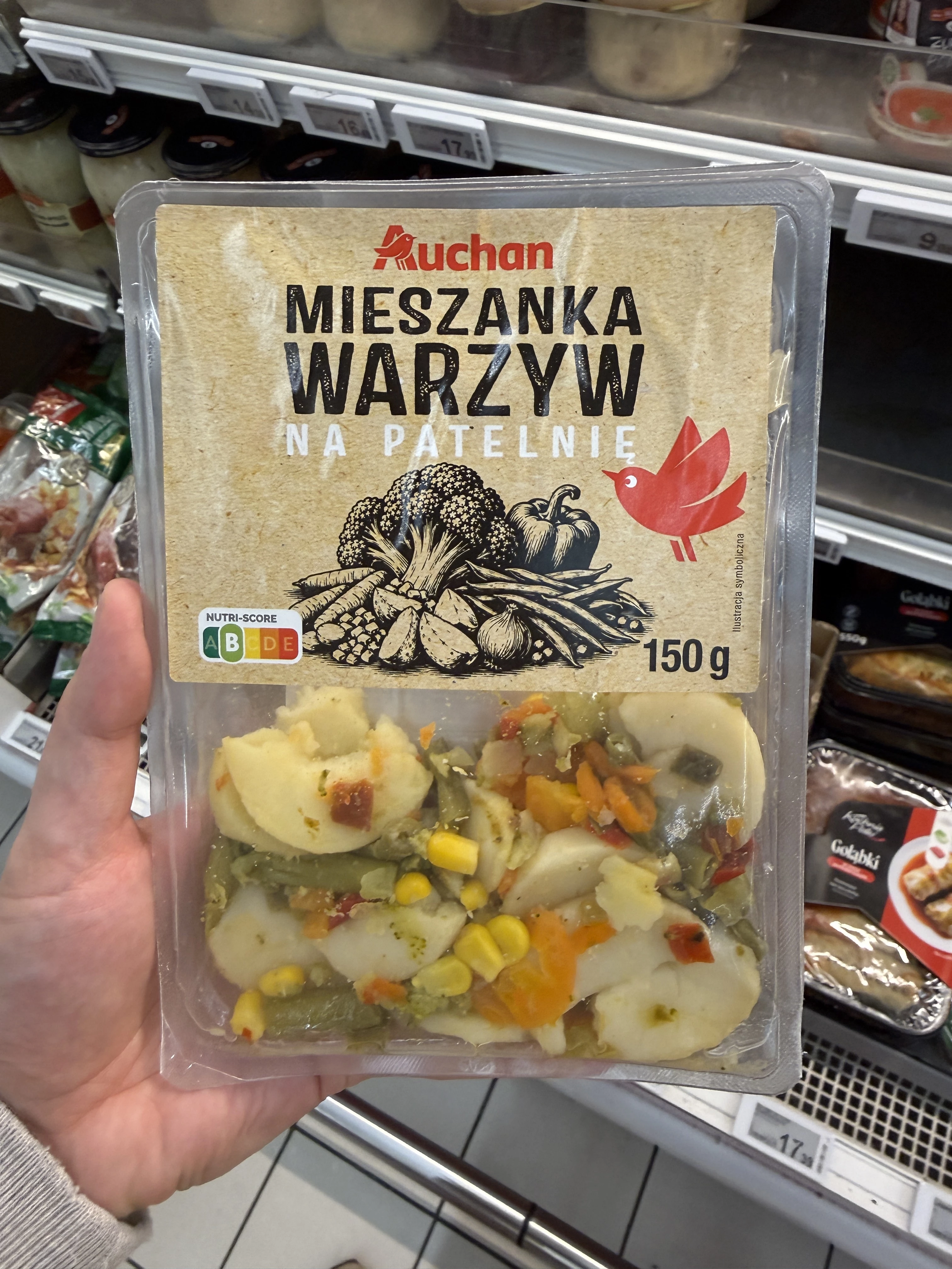 Auchan Mieszanka Warzyw na Patelnię | 150g
