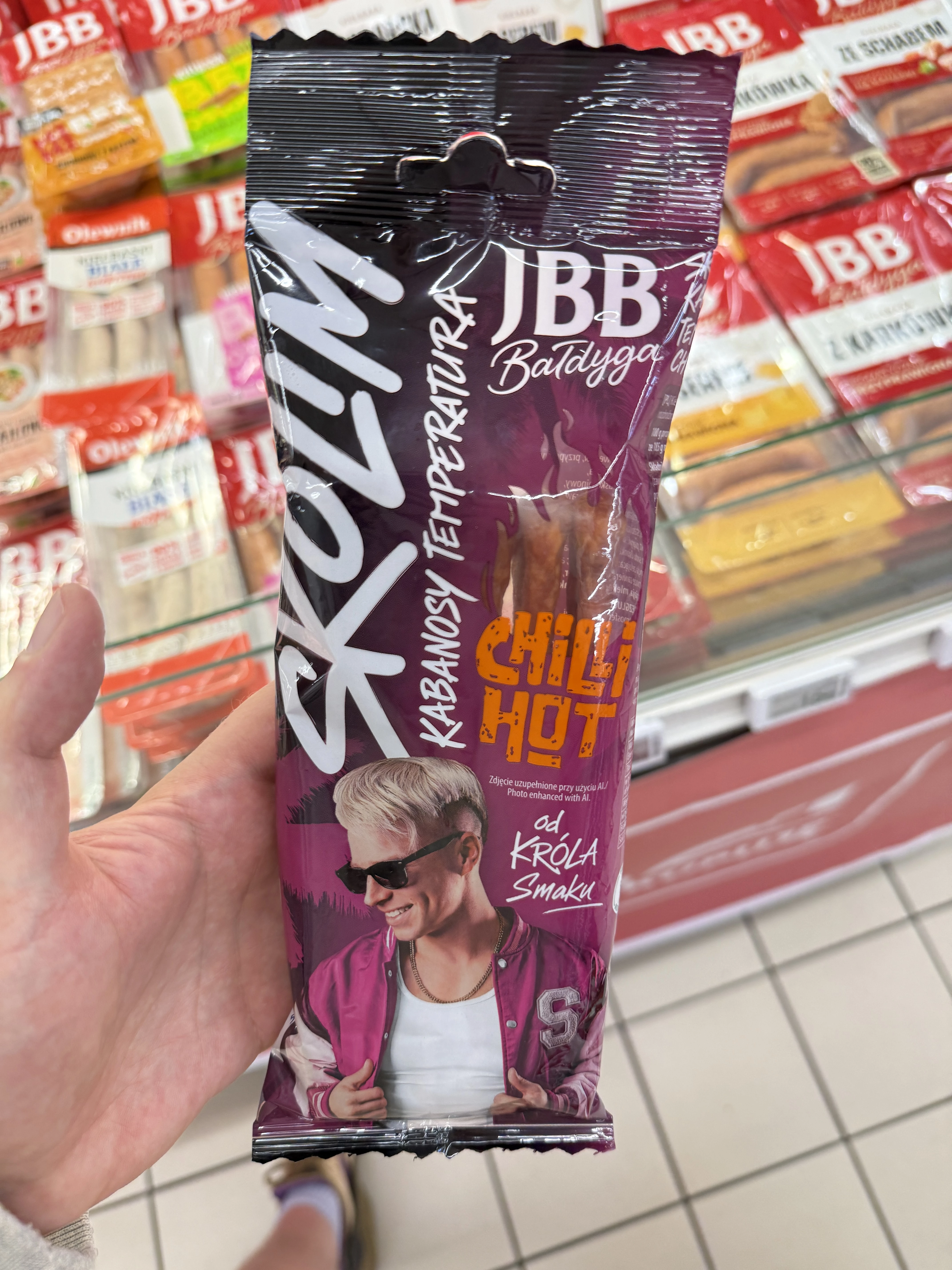 JBB Skolim Kabanosy Temperatura Chilli Hot | 95g