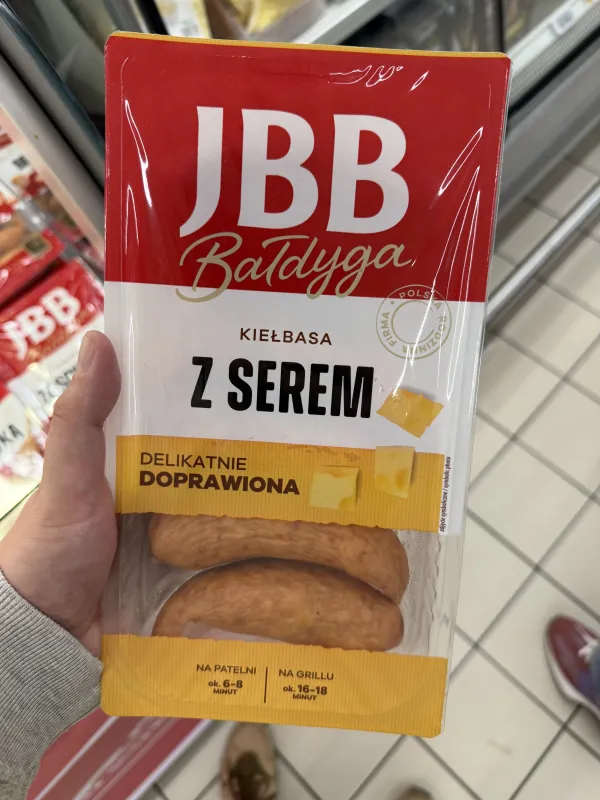 JBB Bałdyga Kiełbasa z serem | 470g