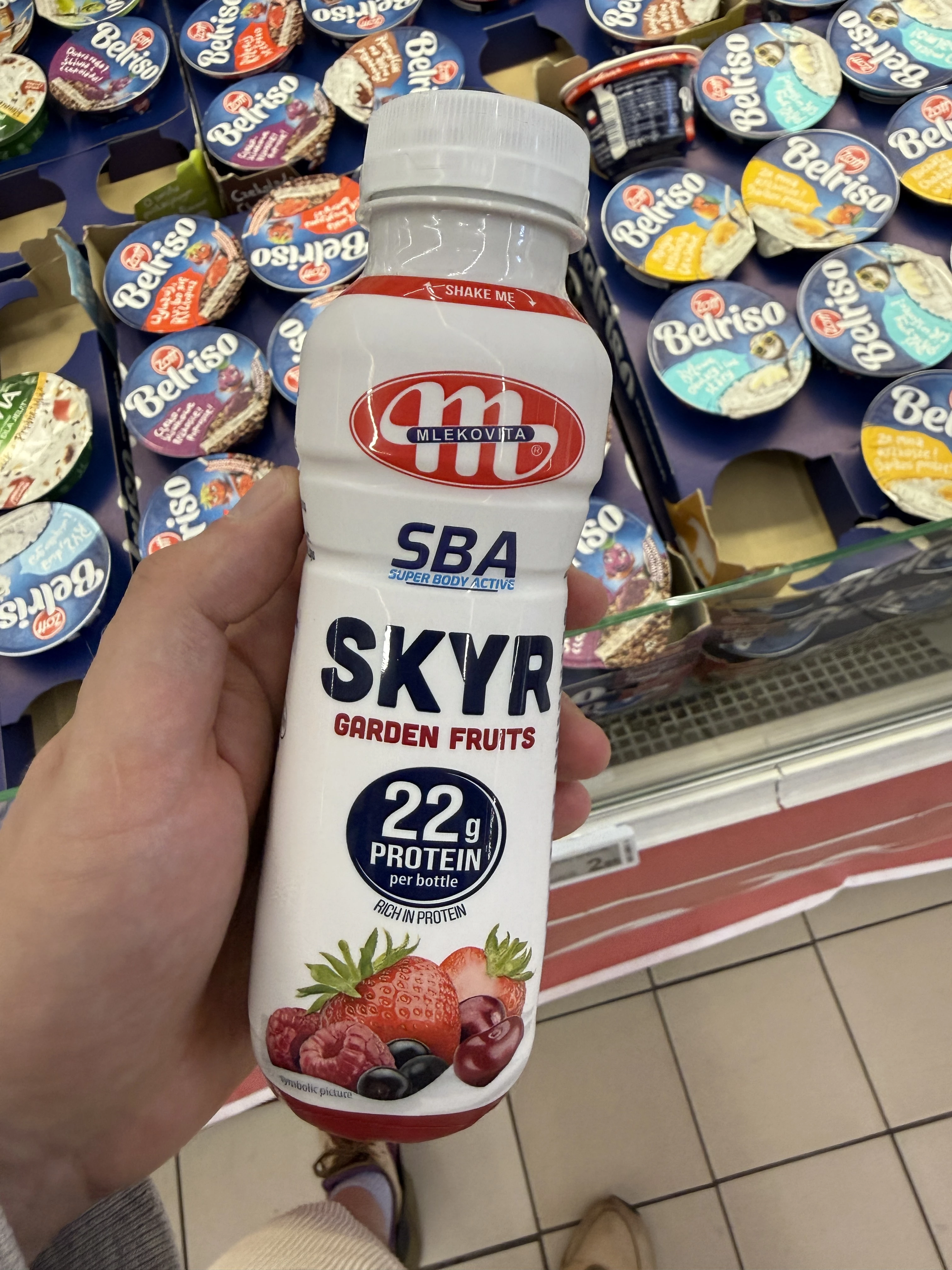 Mlekovita SBA Super Body Active Skyr Garden Fruits | 330g