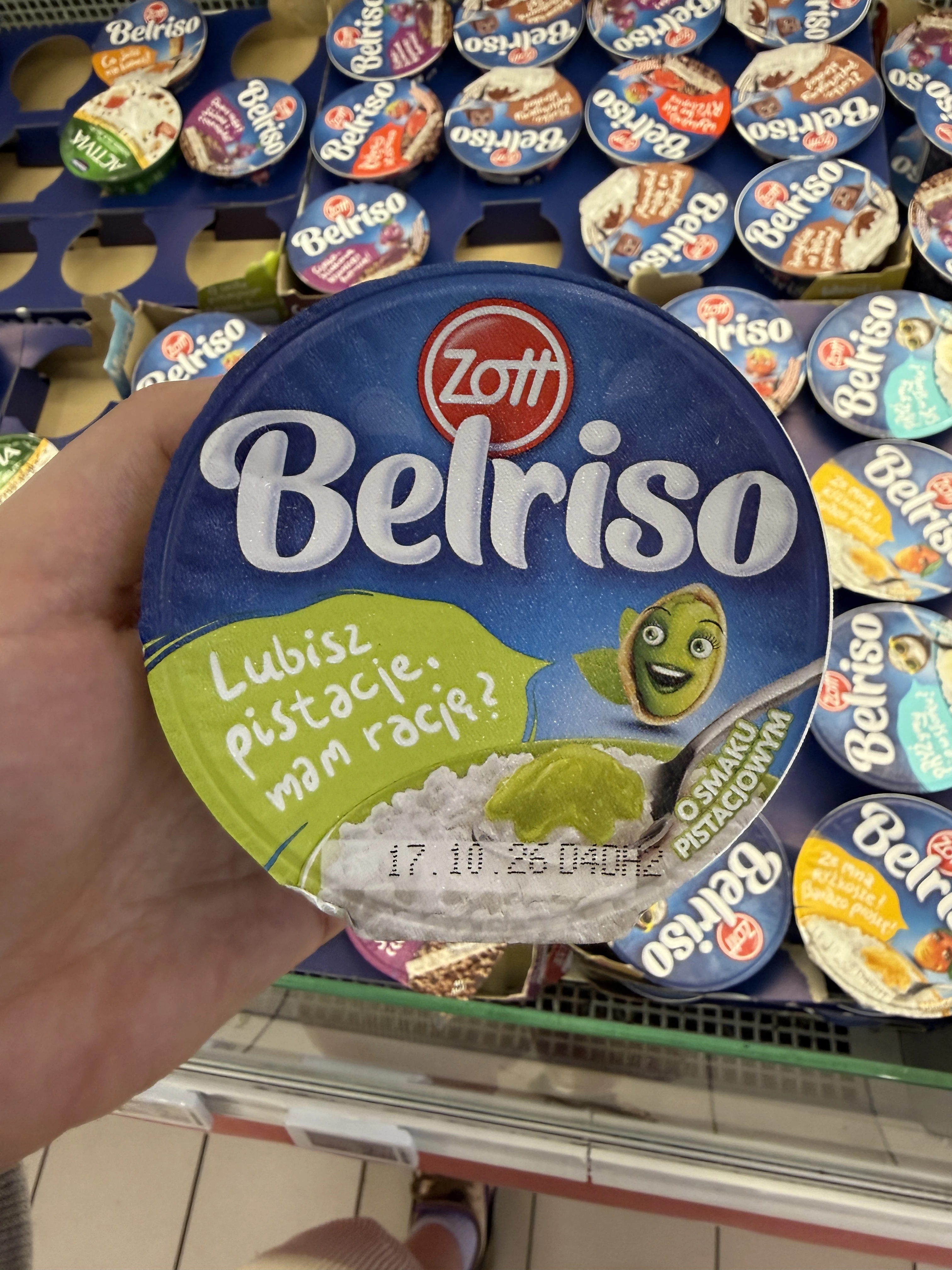 Zott Belriso deser mleczny z ryżem i sosem – pistacja | 200g