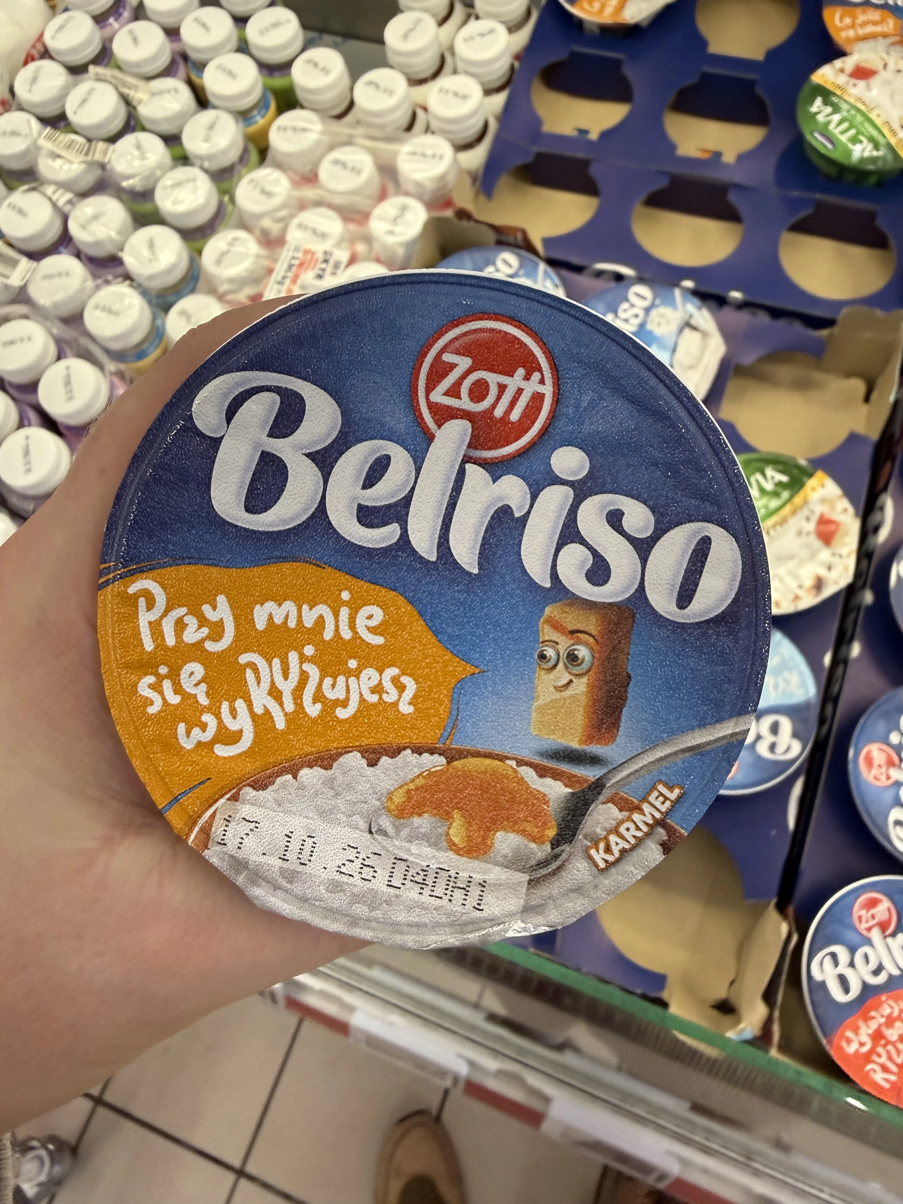 Zott Belriso deser mleczny z ryżem i sosem karmelowym | 200g