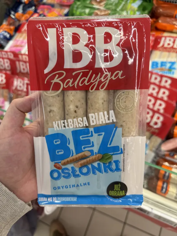JBB Bałdyga Kiełbasa biała bez osłonki | 330g