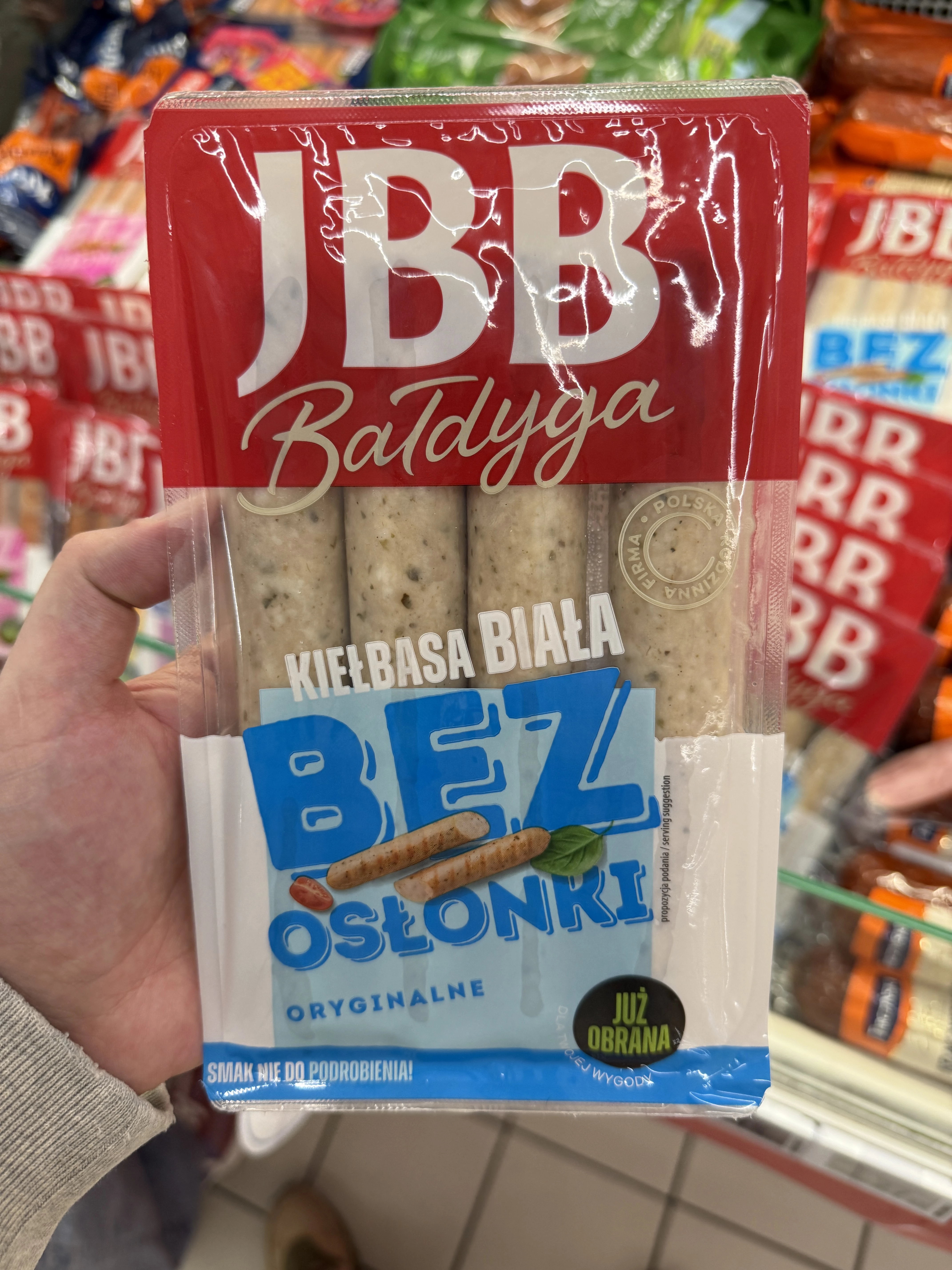 JBB Bałdyga Kiełbasa biała bez osłonki | 330g