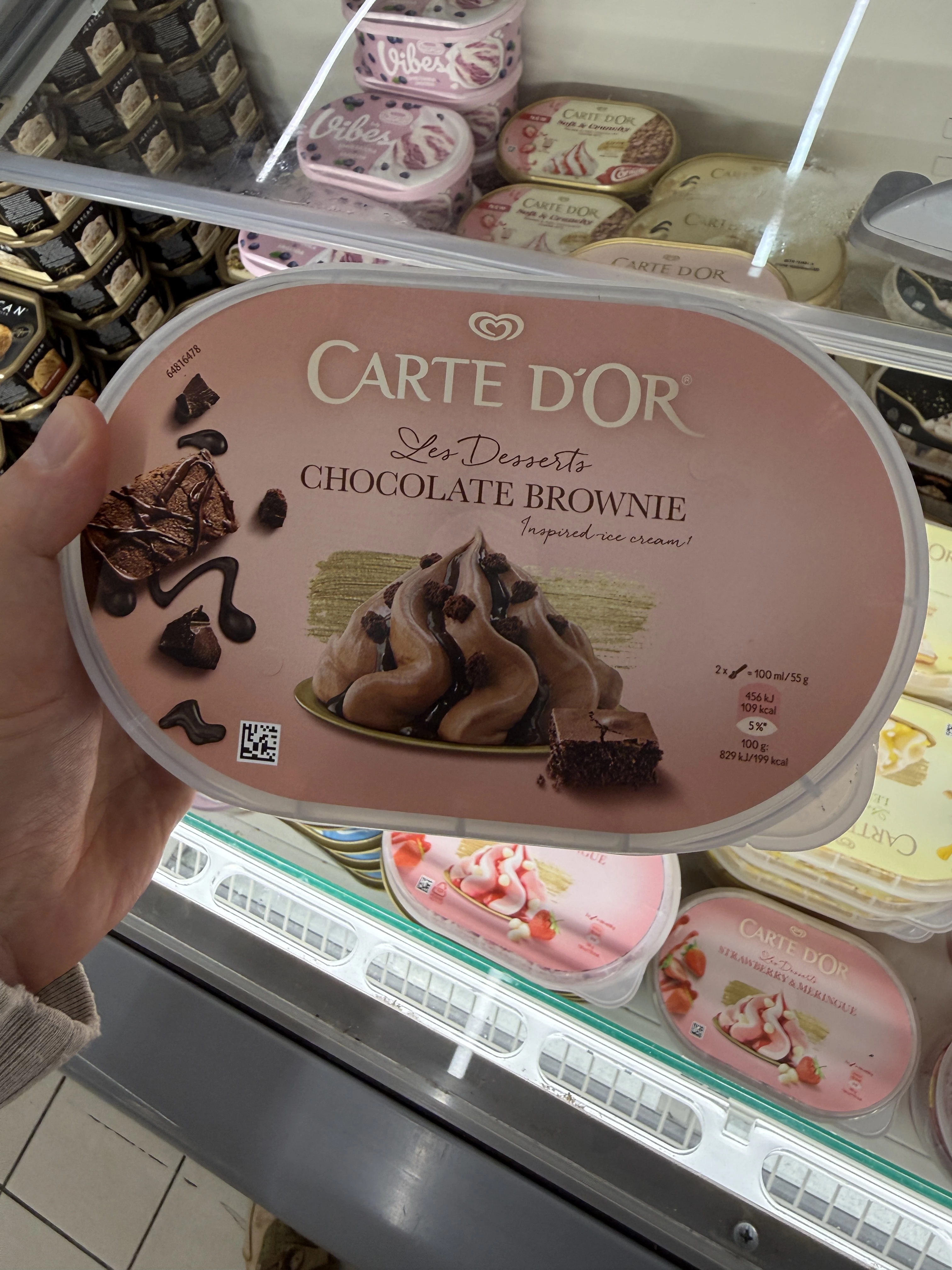 Carte D’Or Les Desserts Lody Chocolate Brownie | 825ml / 456g