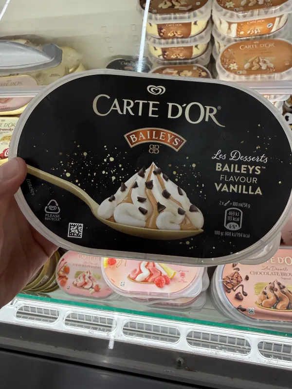Carte D’Or Les Desserts Baileys Flavour Vanilla | 825ml / 485g