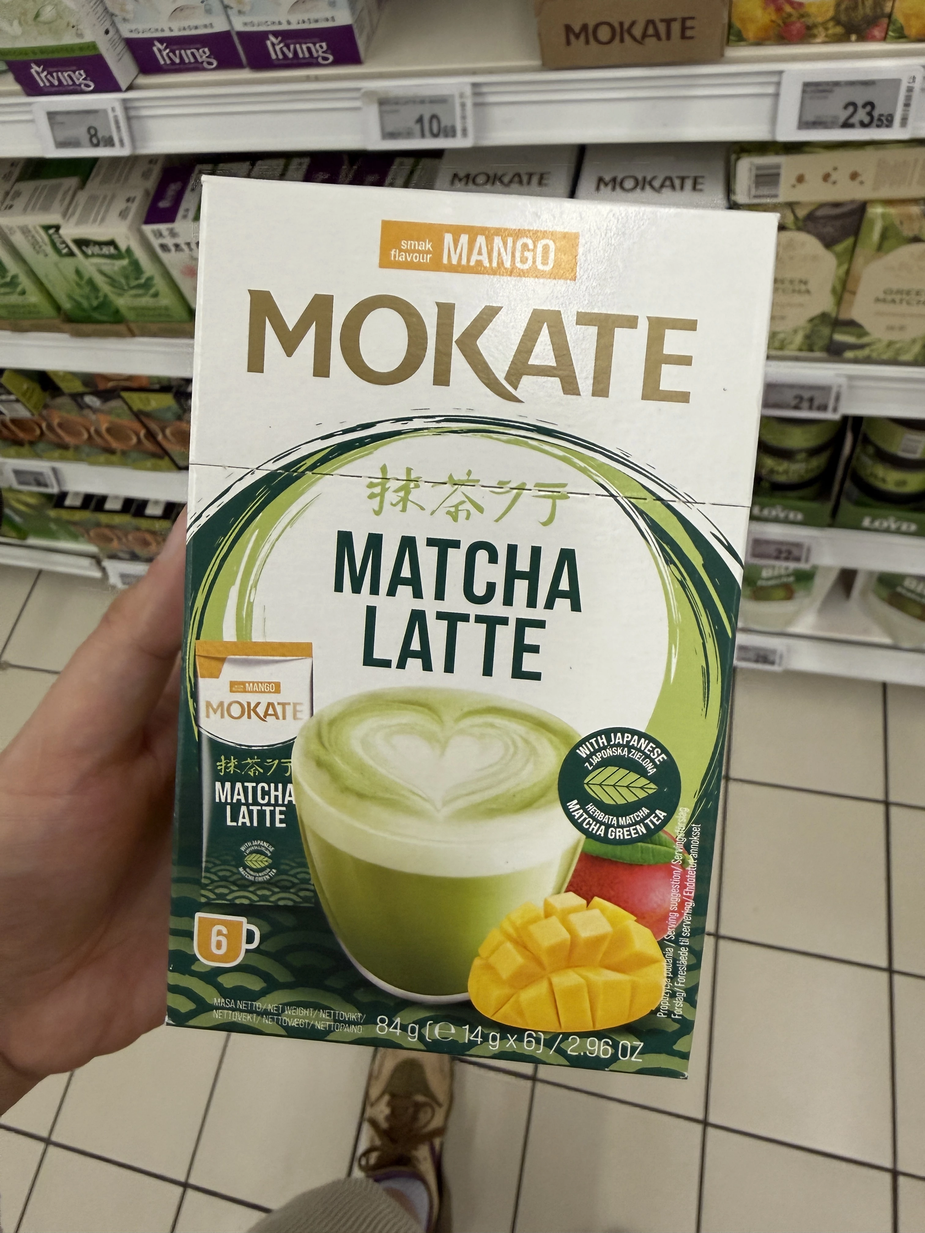 Mokate Matcha Latte Mango | 84g