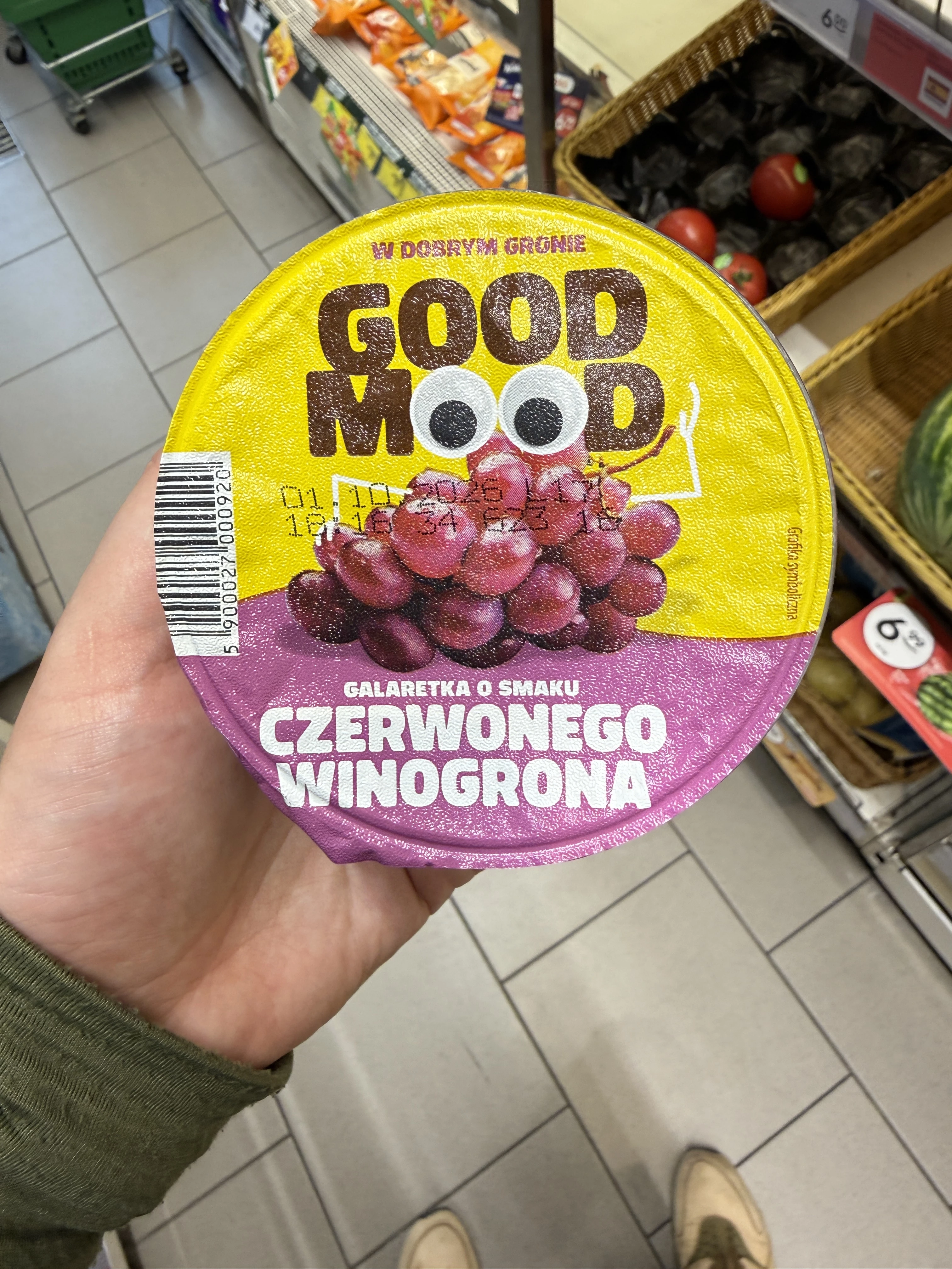 Good Mood Galaretka o smaku czerwonego winogrona | 175g