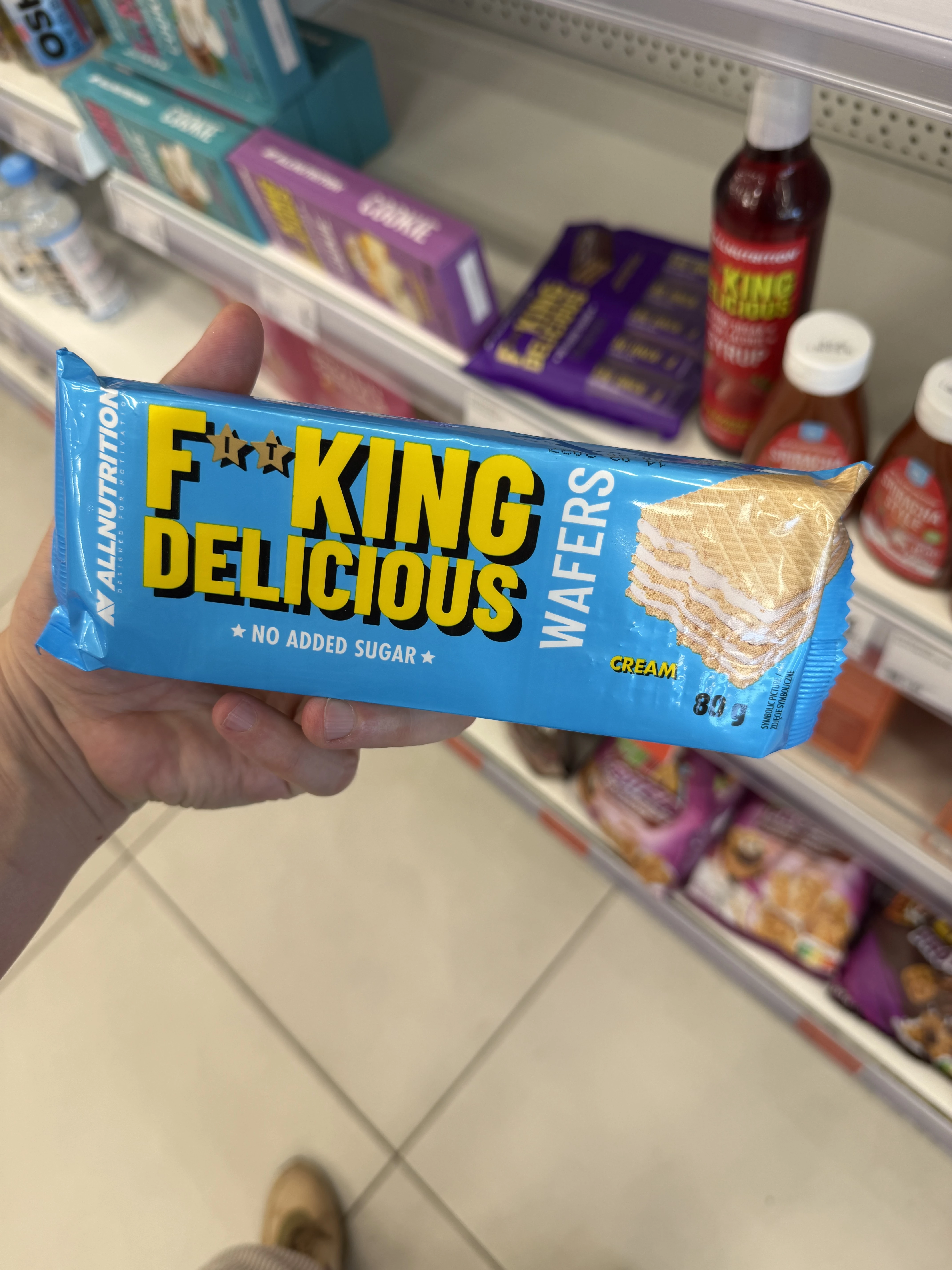 AllNutrition FitKing Delicious Wafers Cream | 80g