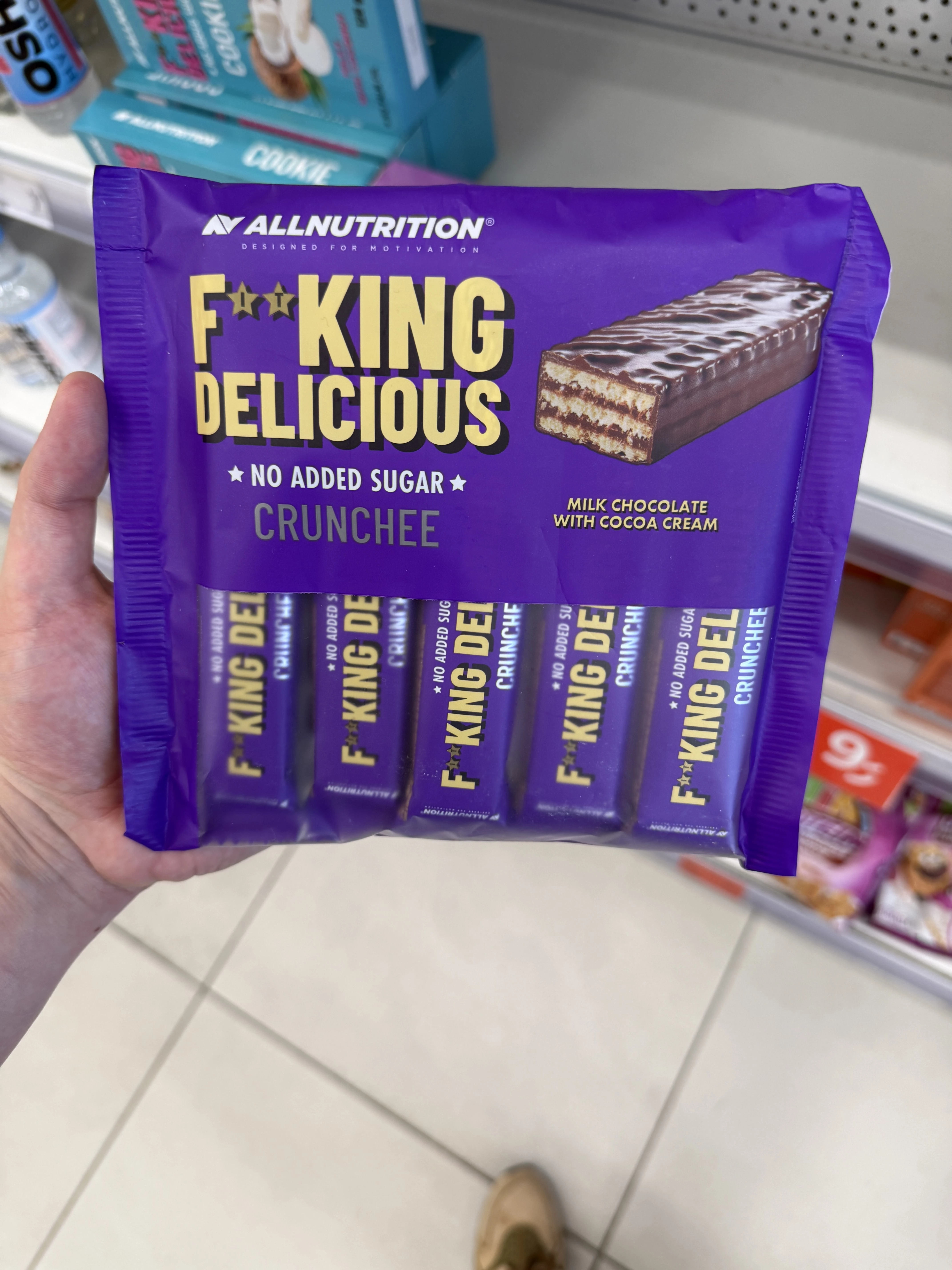 Allnutrition Fitking Delicious Crunchee 5Pack | 5x18g