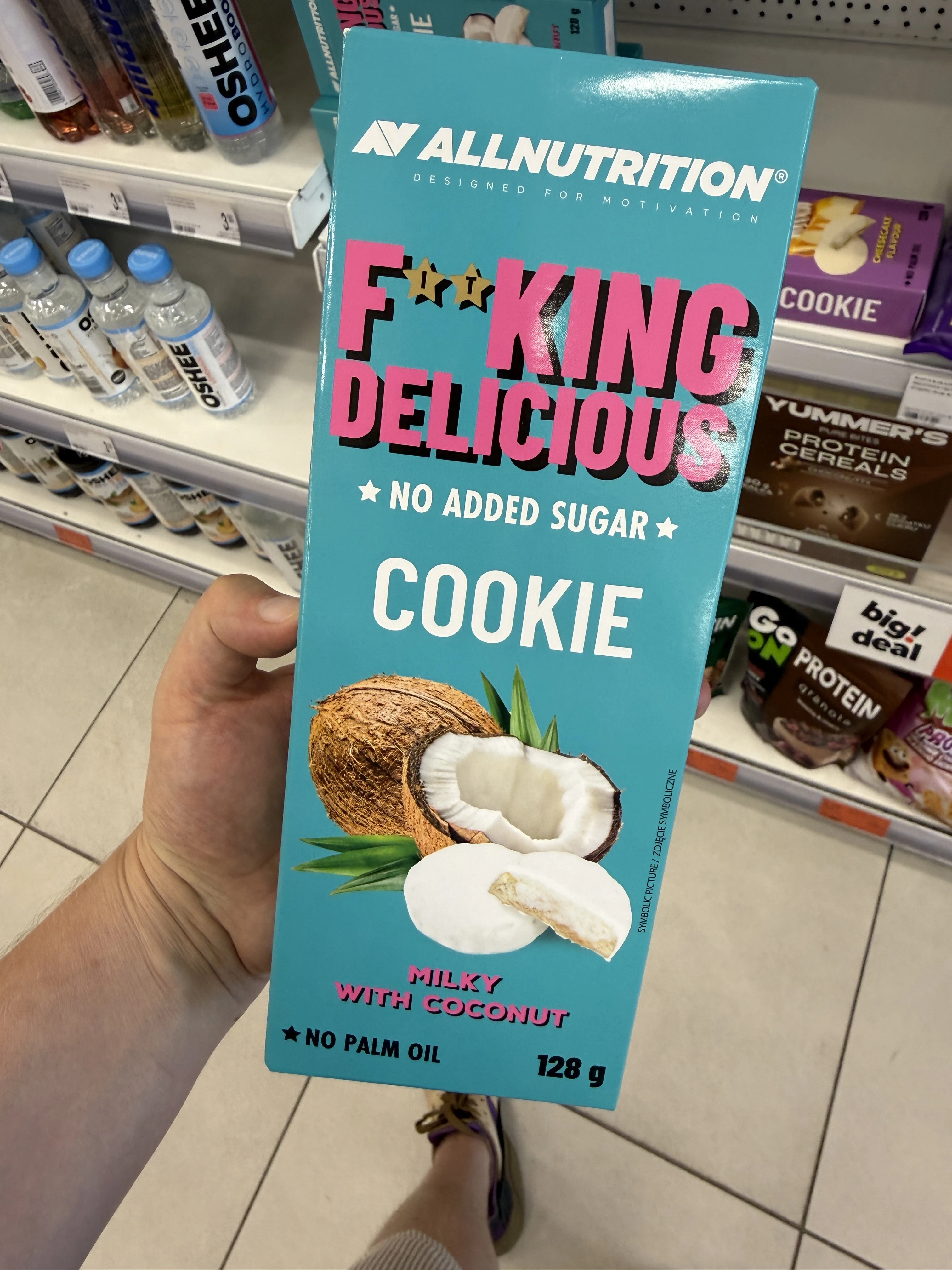 AllNutrition Fitking Delicious Cookie Milky with Coconut | 128g