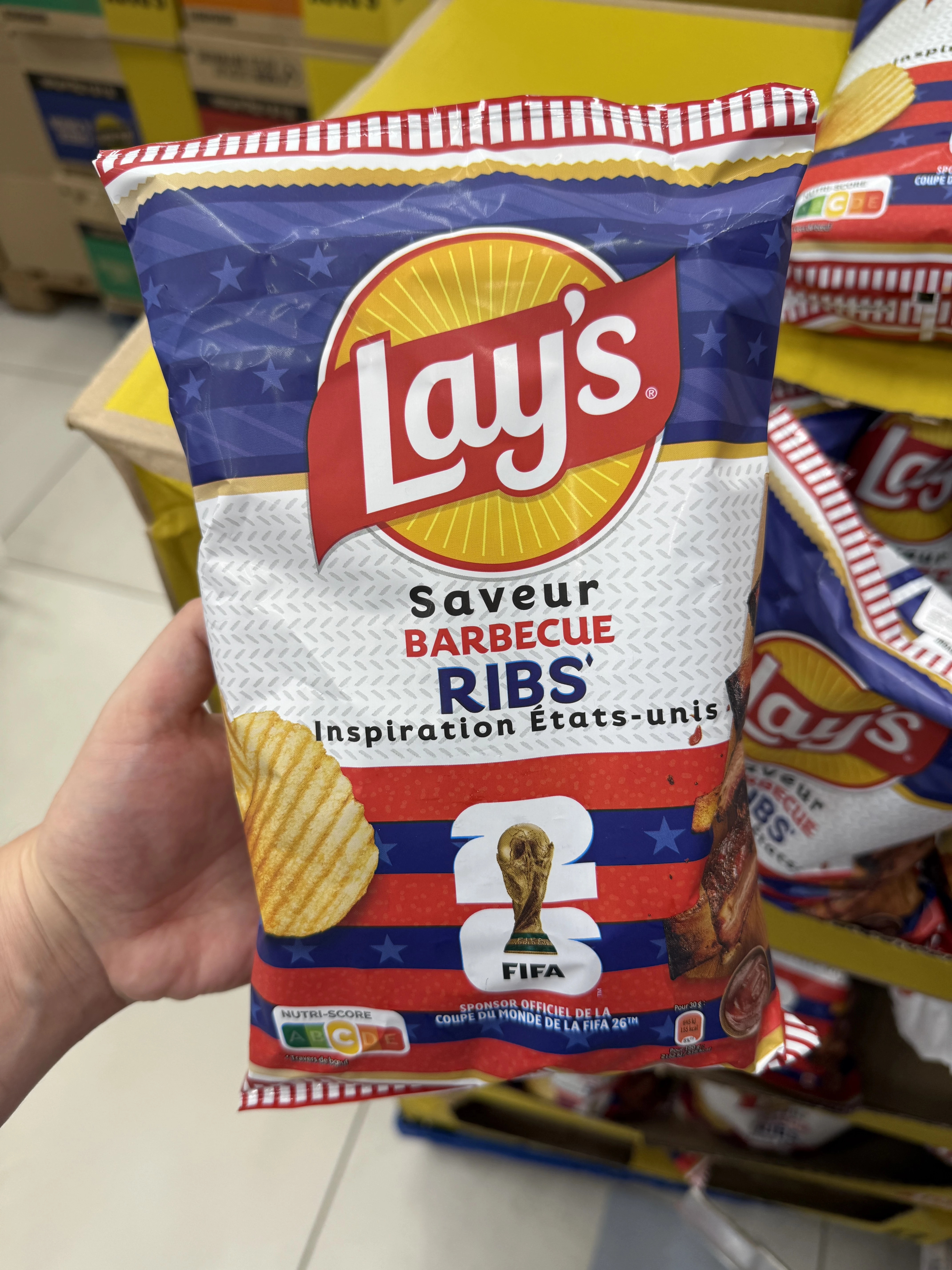 Lay’s Chips Saveur Barbecue Ribs (Coupe du Monde FIFA 2026) | 120g