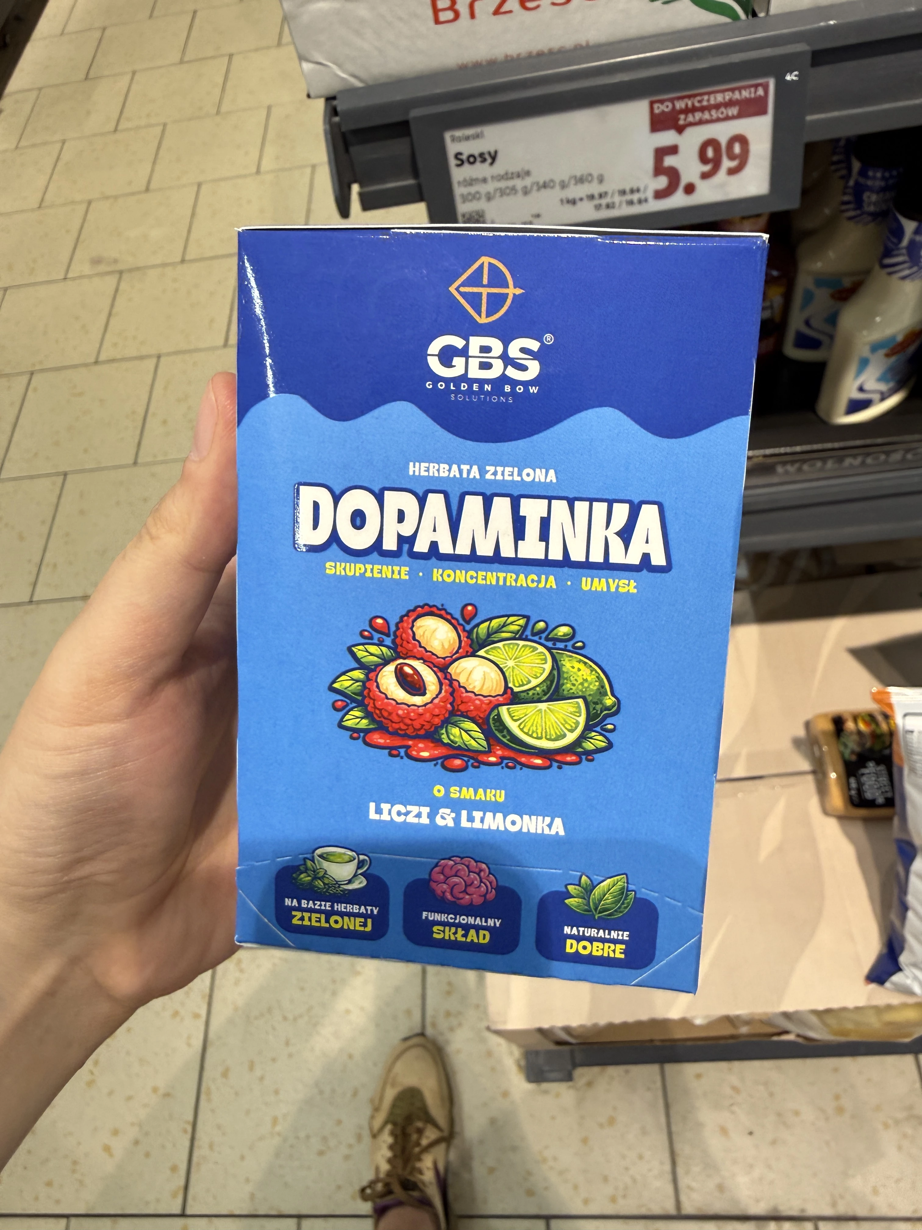 GBS Dopaminka Herbata Zielona | 36g