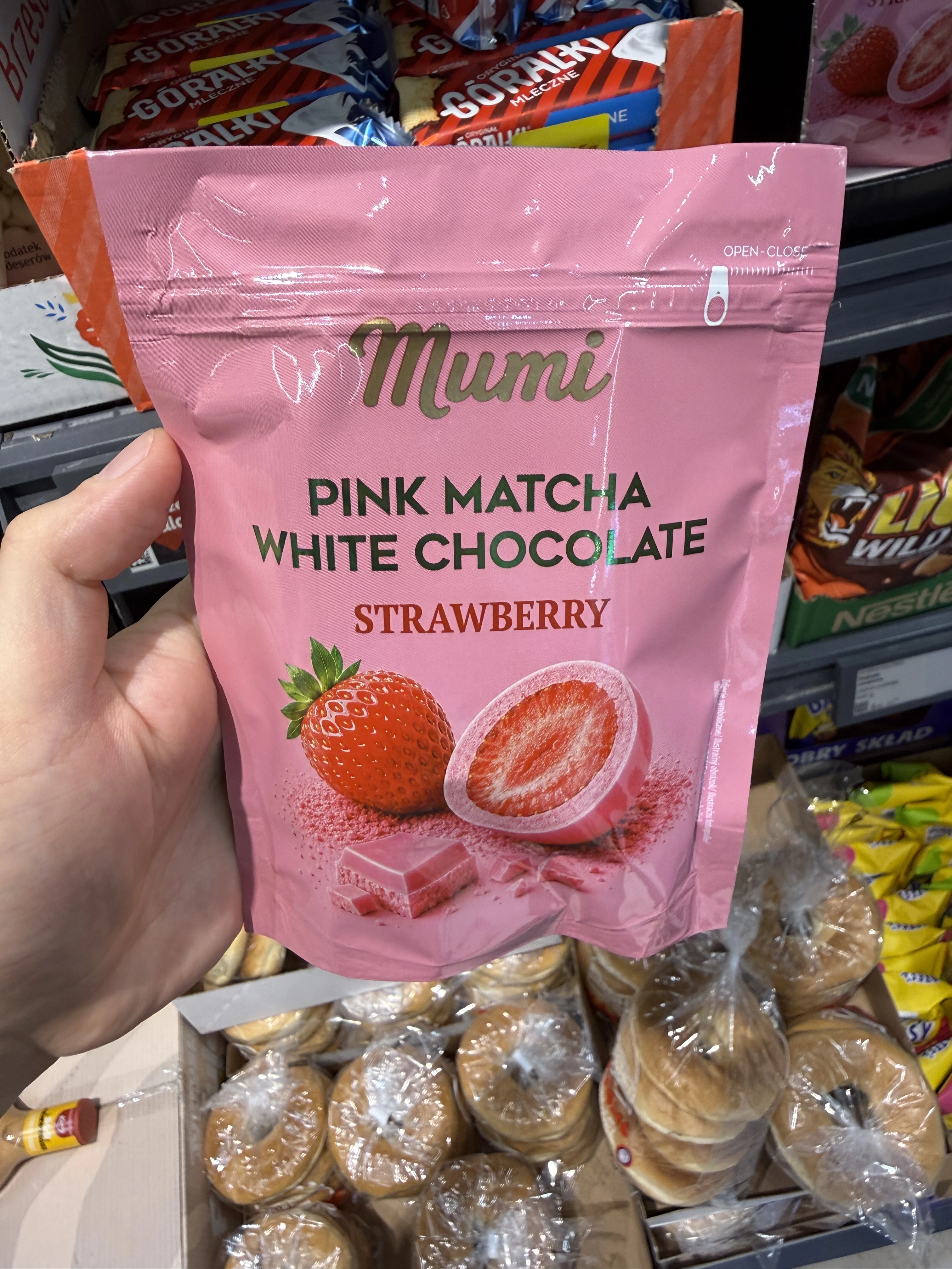 Mumi Pink Matcha White Chocolate Strawberry | 80g