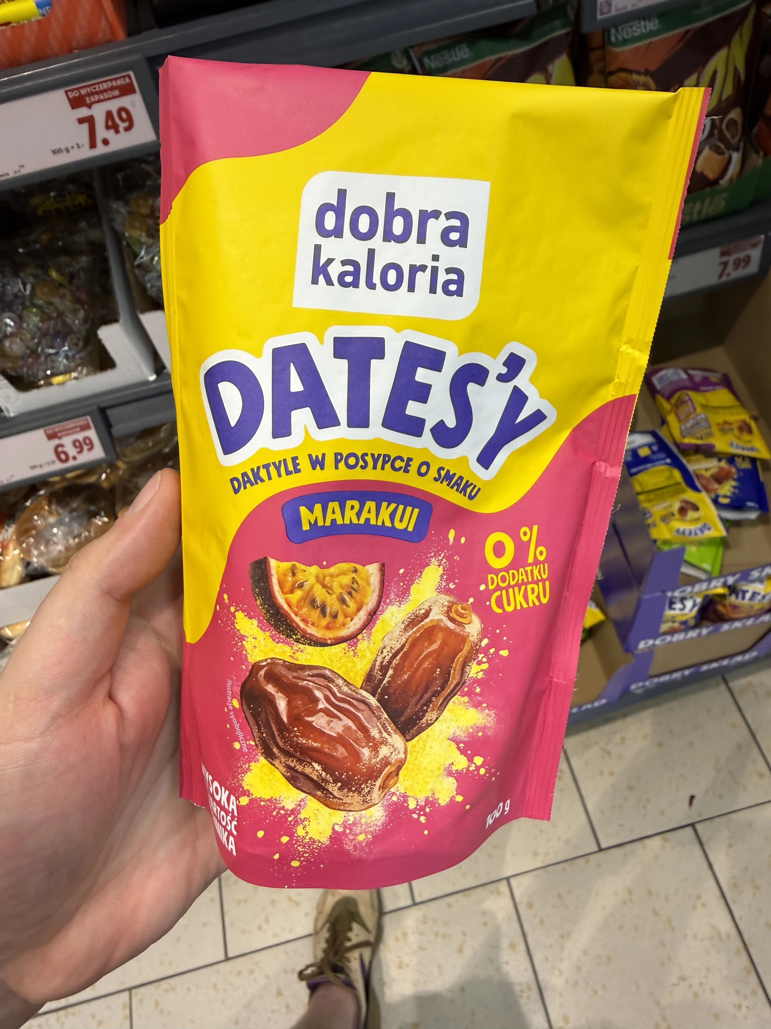 Dobra Kaloria Datesy daktyle o smaku marakui | 100g