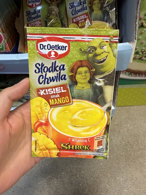 Dr. Oetker Kisiel Shrek Słodka Chwila smak mango | 29g