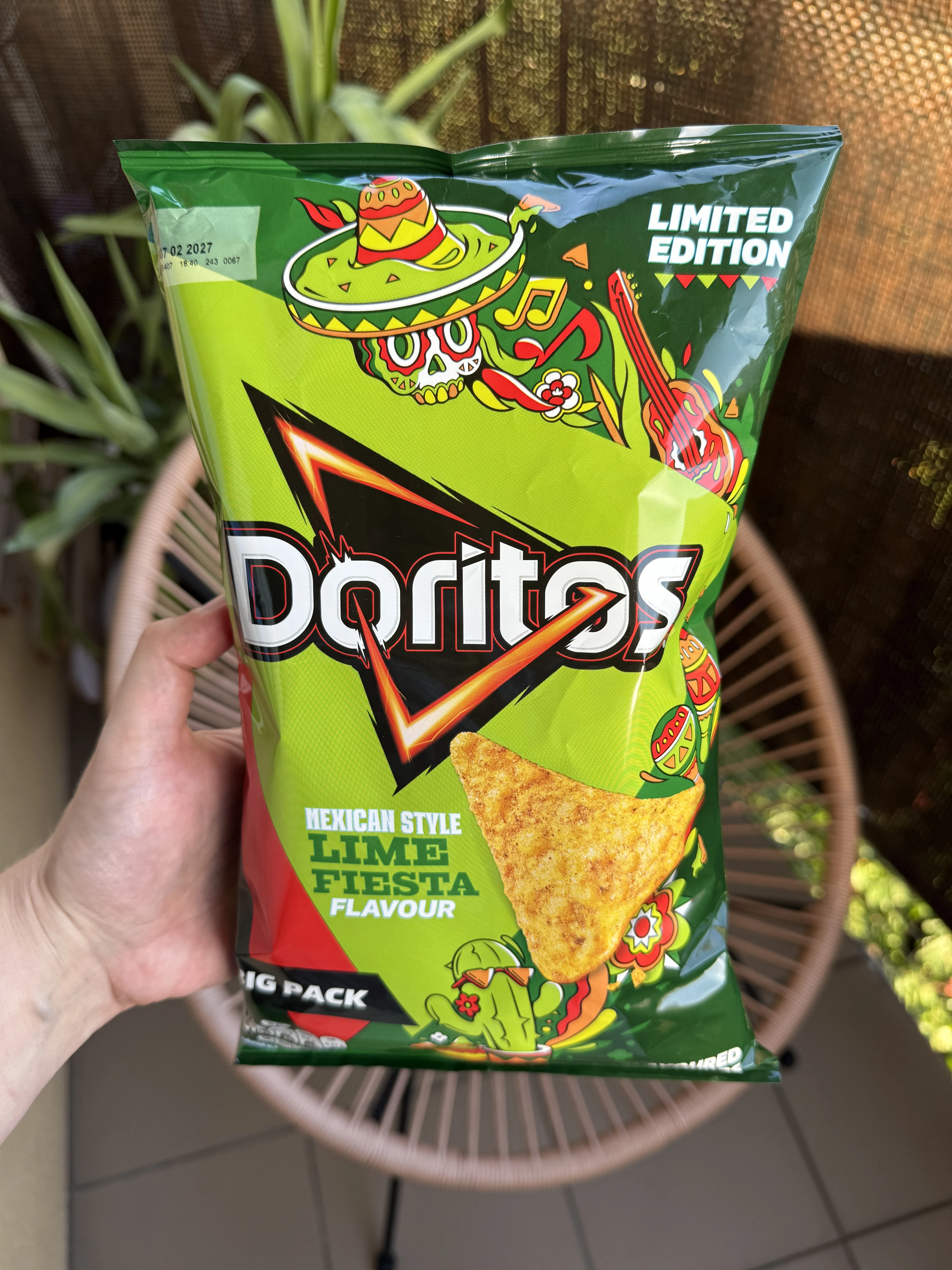 Doritos Mexican Style Lime Fiesta Flavour Limited Edition Big Pack | 180g