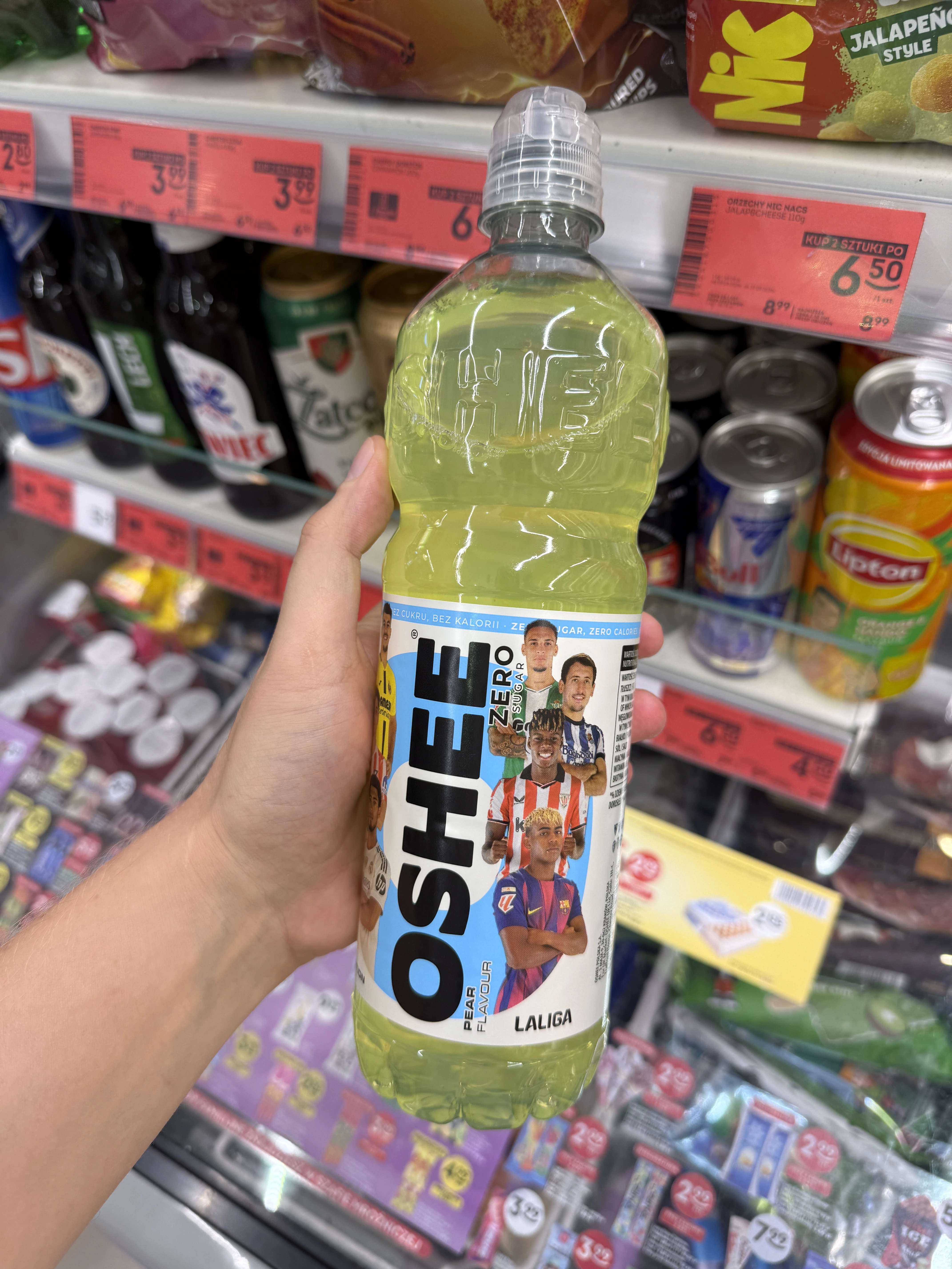 Oshee Zero Sugar Hydration Pear Flavour LaLiga | 750ml