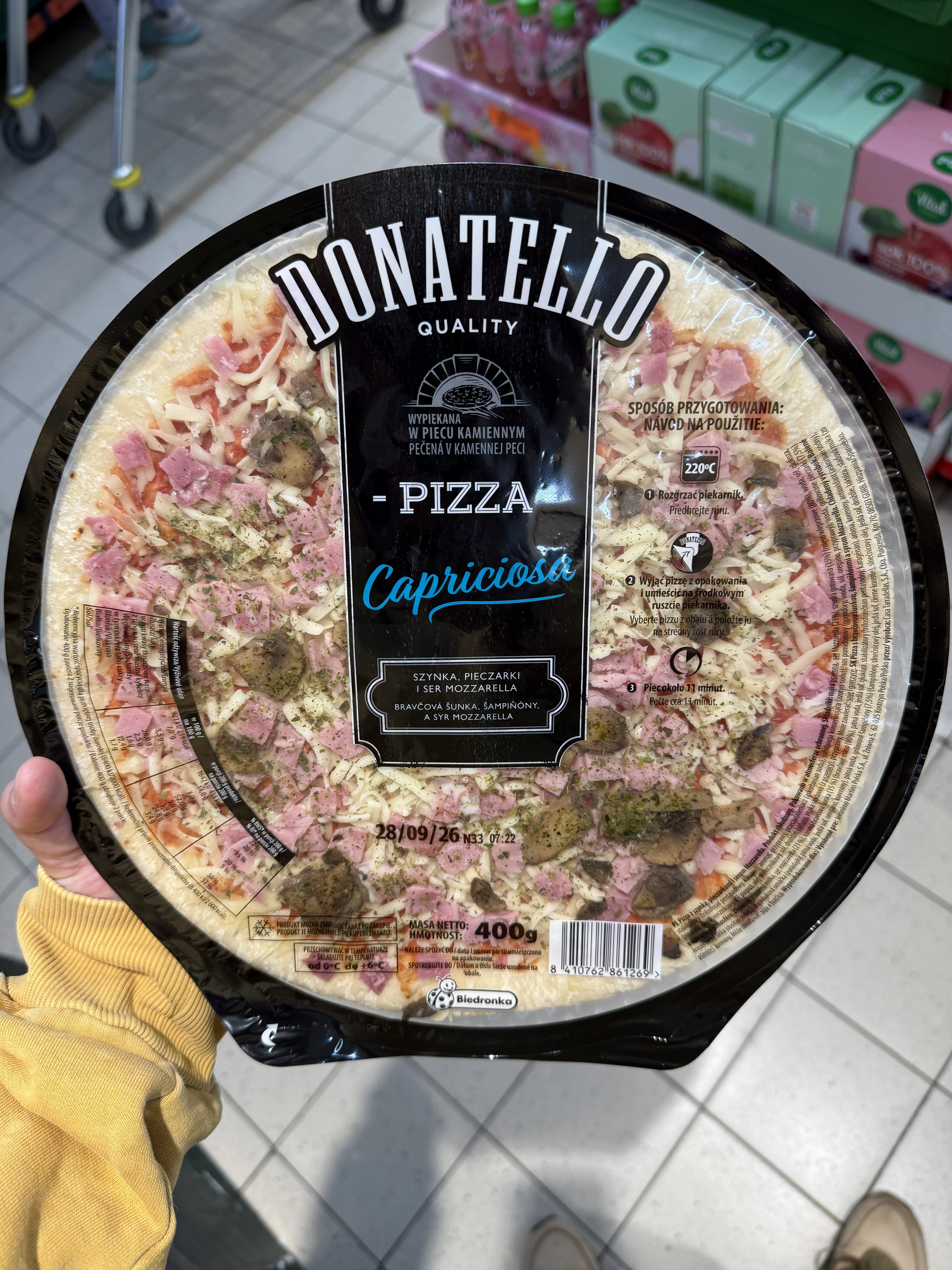 Donatello Quality – Pizza Capricioso | 400g