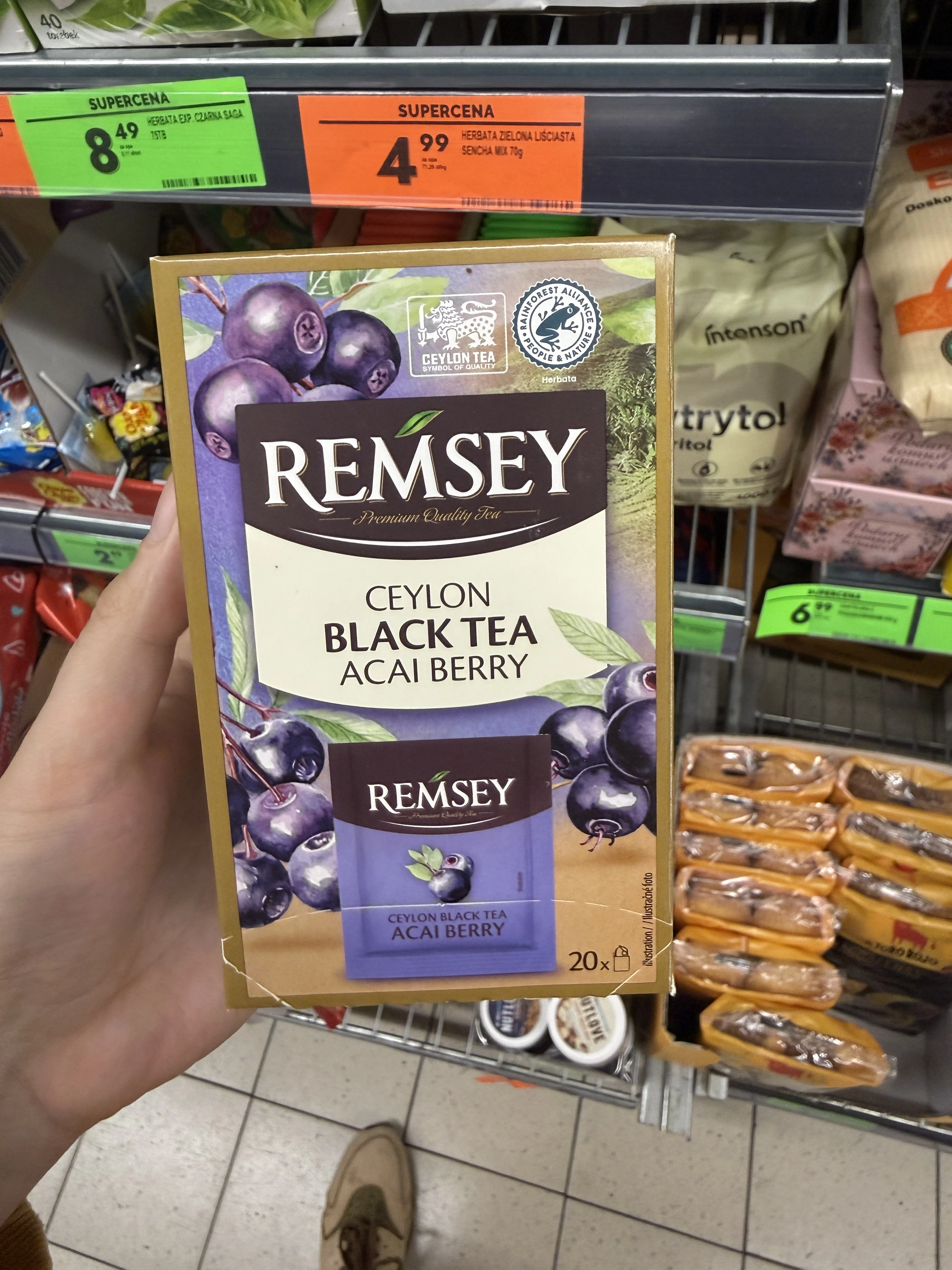 Remsey Herbata Czarna Acai Berry 20 torebek | 35g