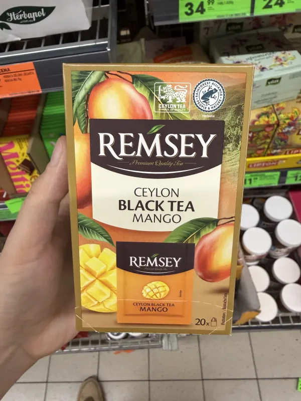 Remsey Herbata Czarna Cejlońska Mango | 40g