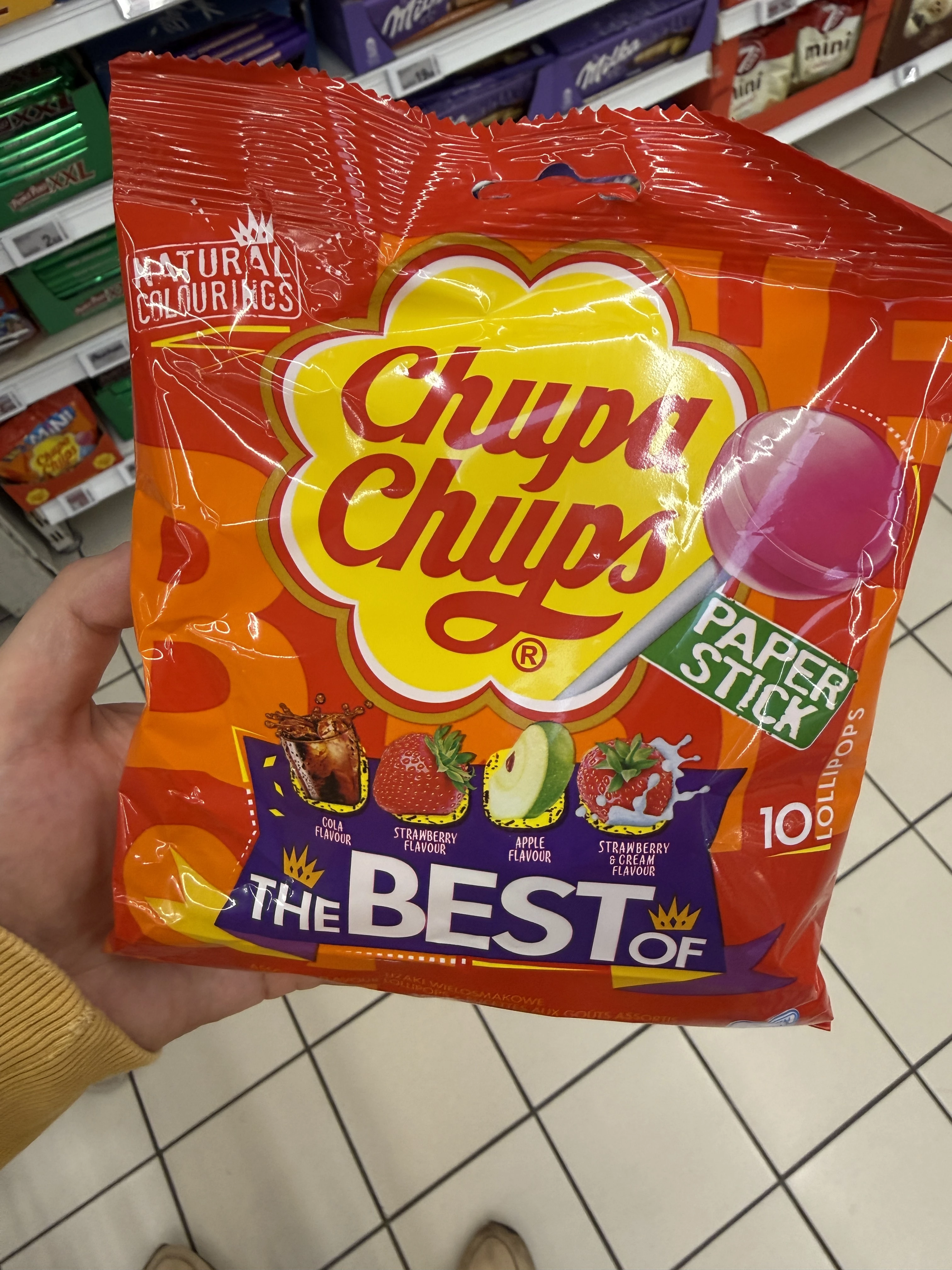 Chupa Chups The Best Of Lollipops 10 sztuk | 120g