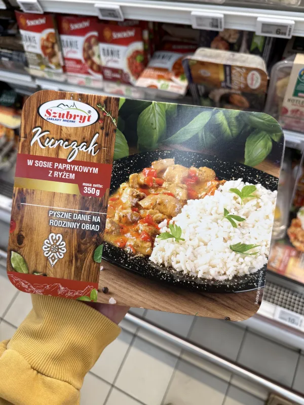 Szubryt Kurczak w sosie paprykowym z ryżem | 350g