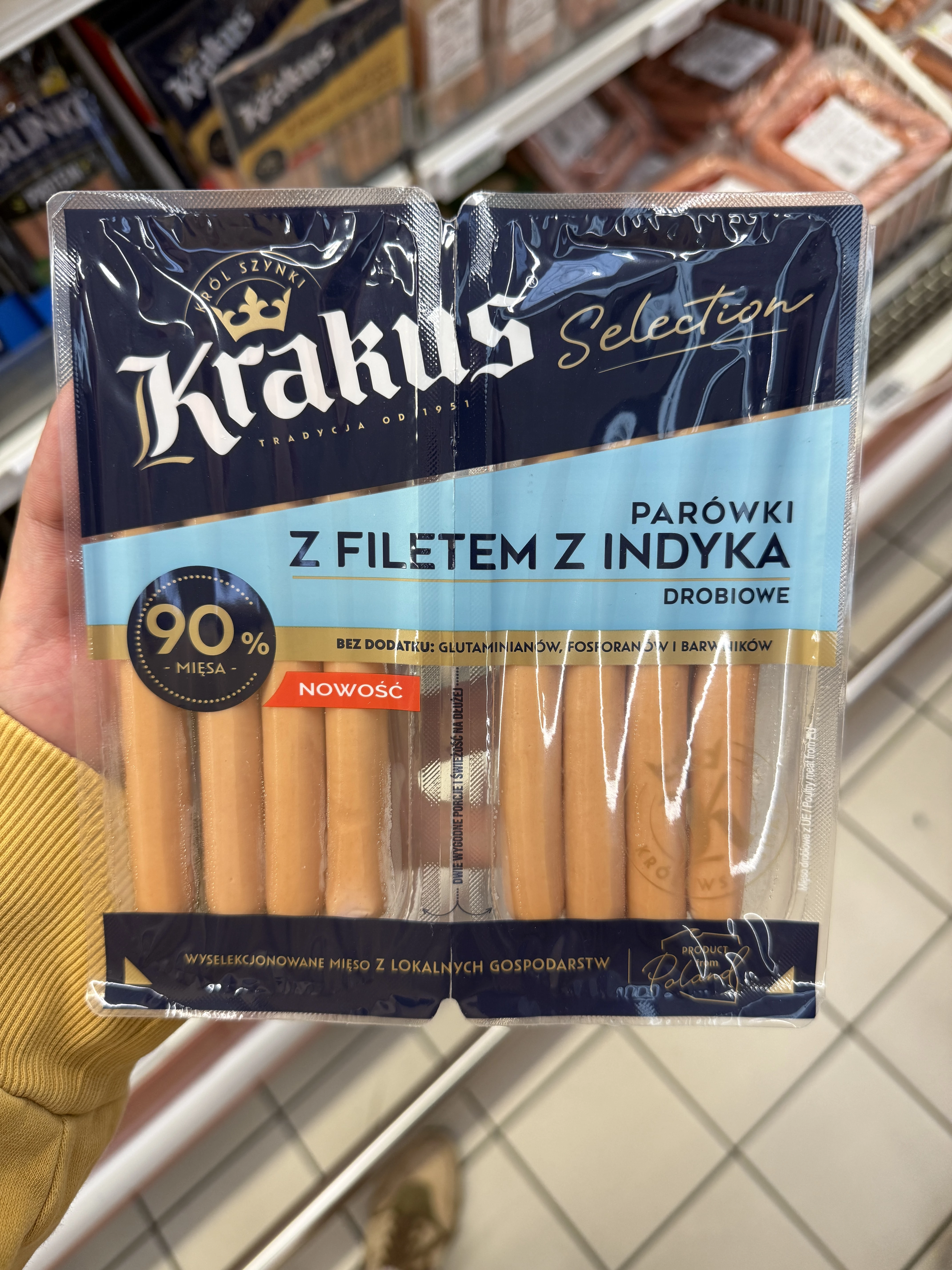 Krakus Selection Parówki z Filetem z Indyka | 160g