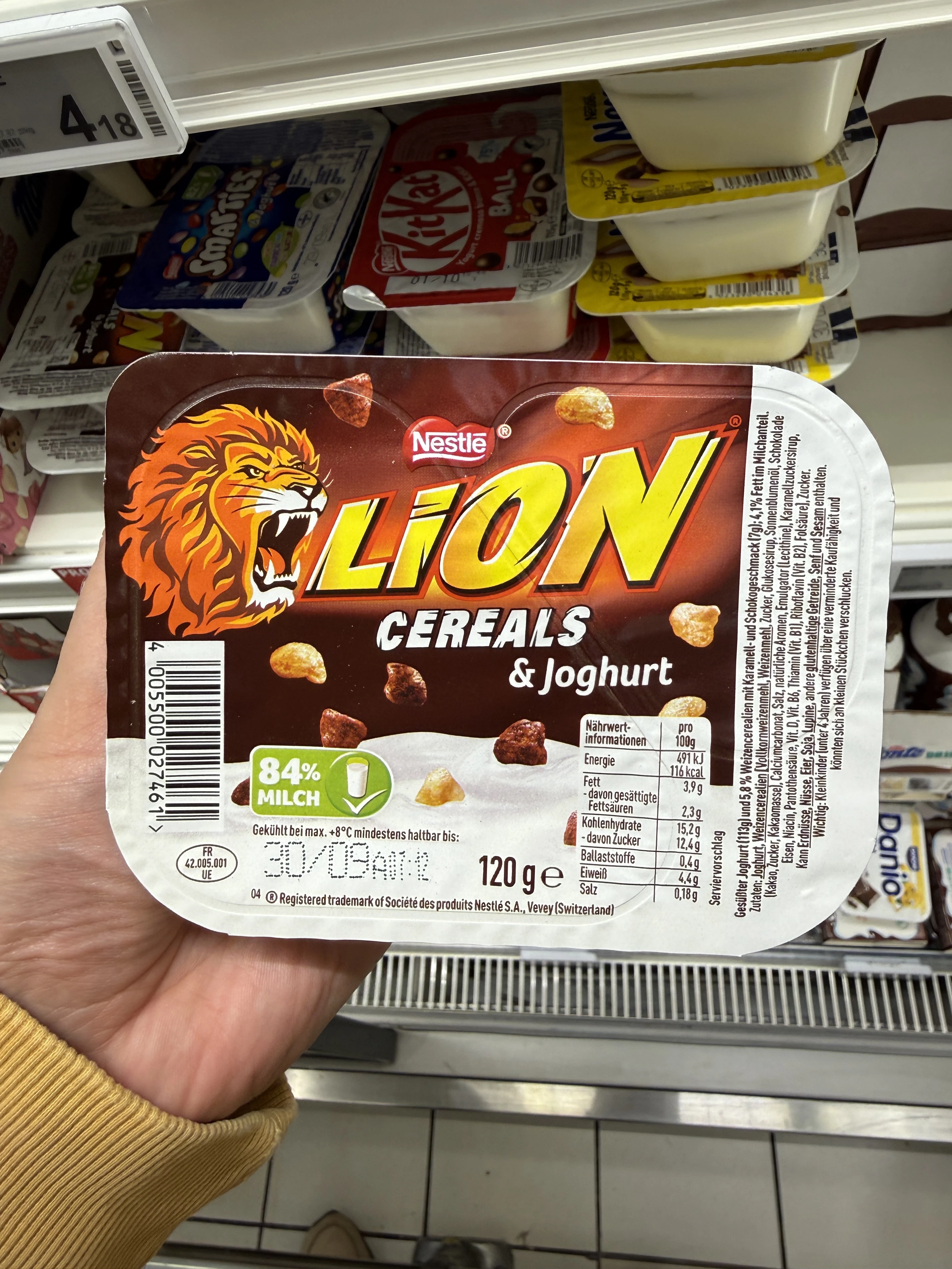Nestlé Lion Cereals & Joghurt | 120g