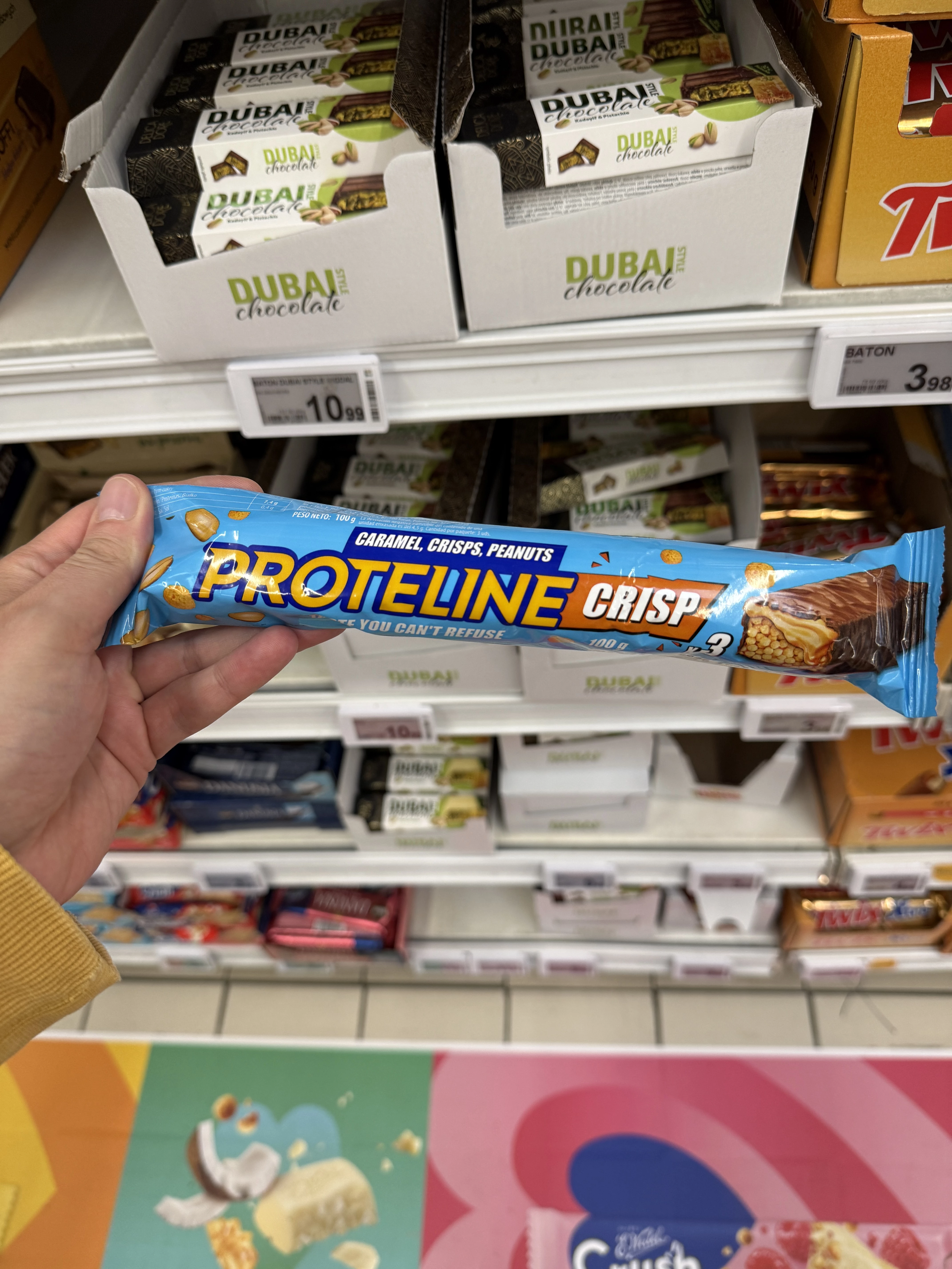 Proteline Baton z Kulkami Ryżowymi | 100g