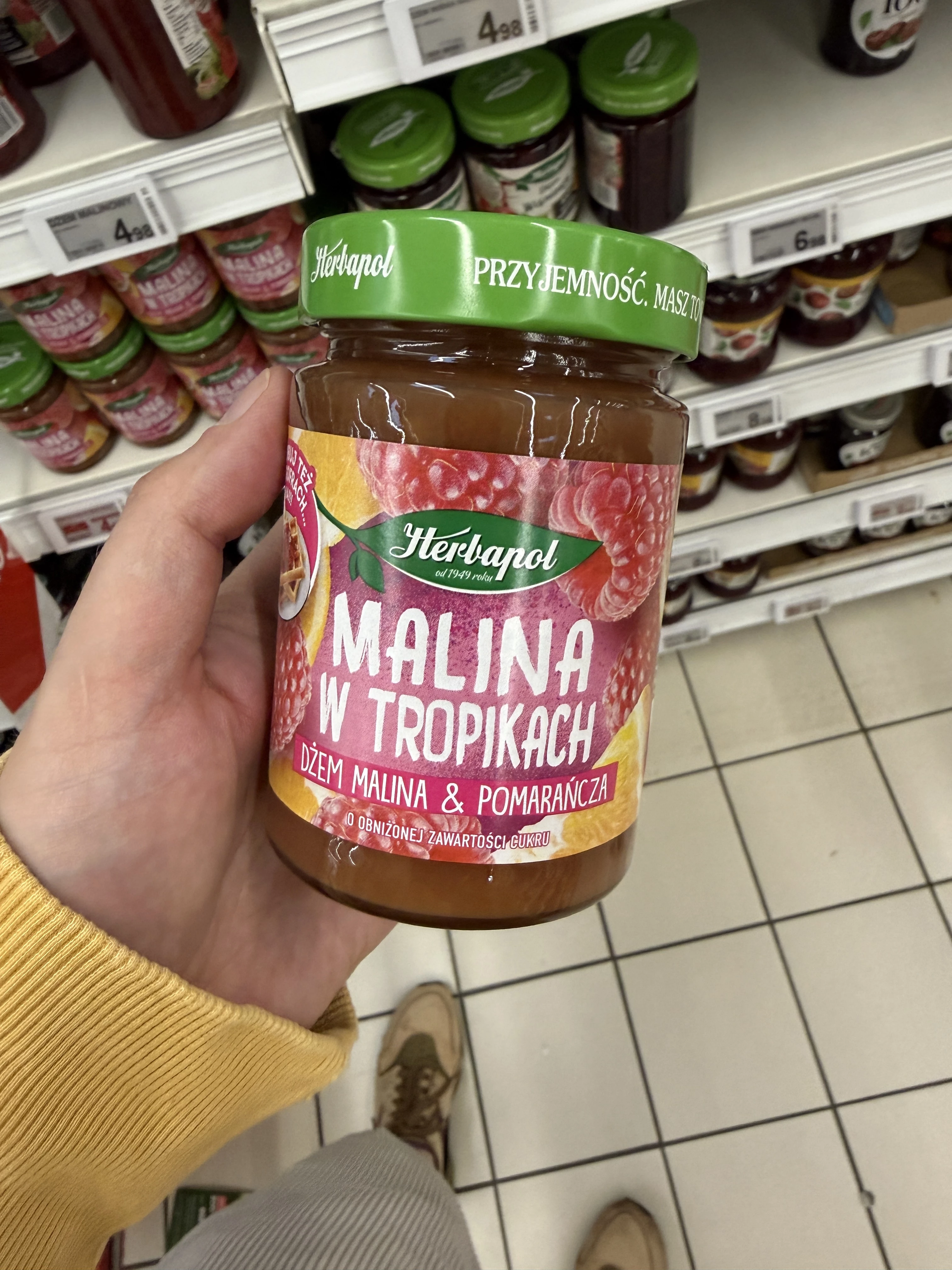Herbapol Dżem Malina w Tropikach | 280g
