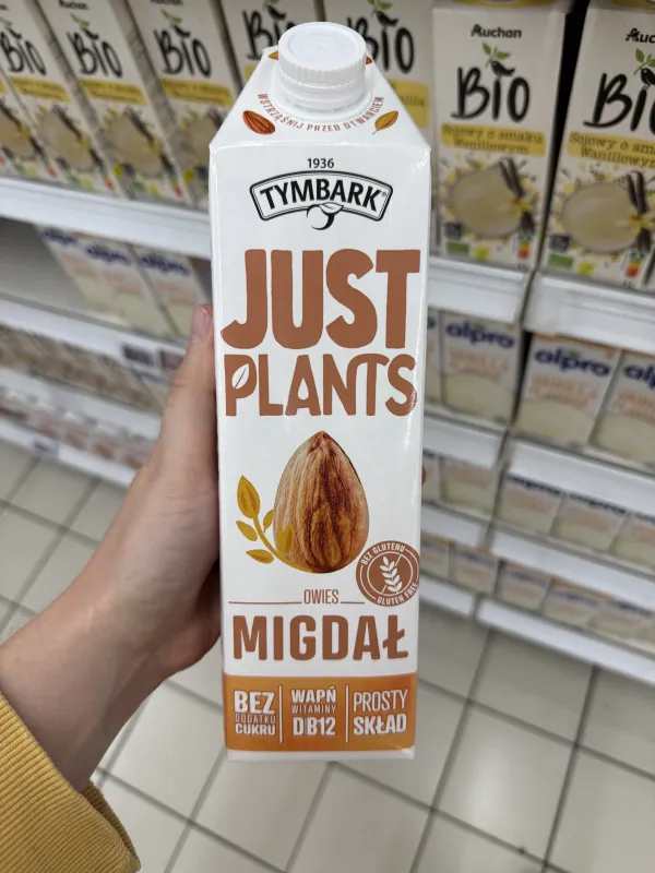 Tymbark Just Plants Napój owies migdał | 1000ml
