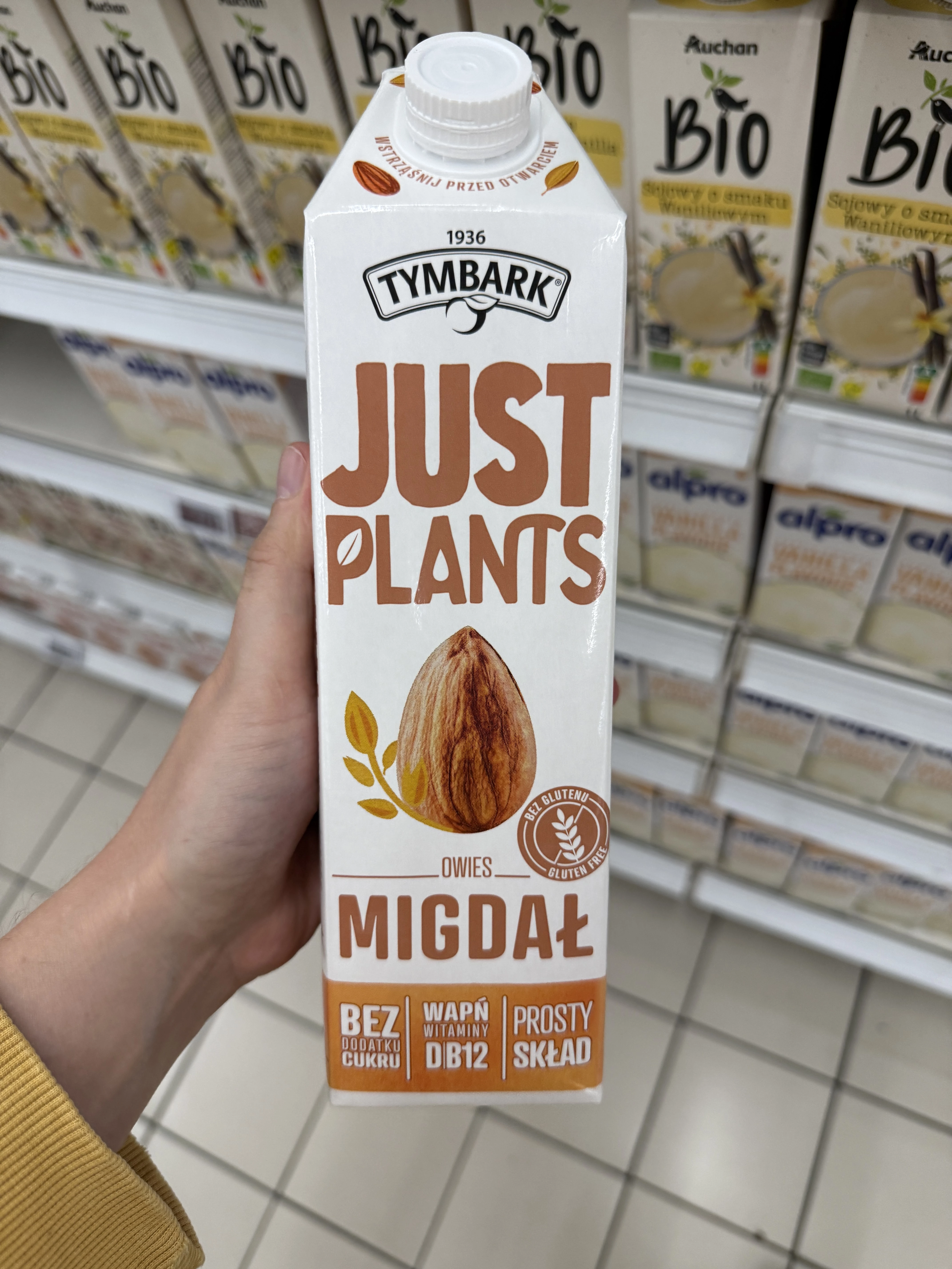 Tymbark Just Plants Napój owies migdał | 1000ml