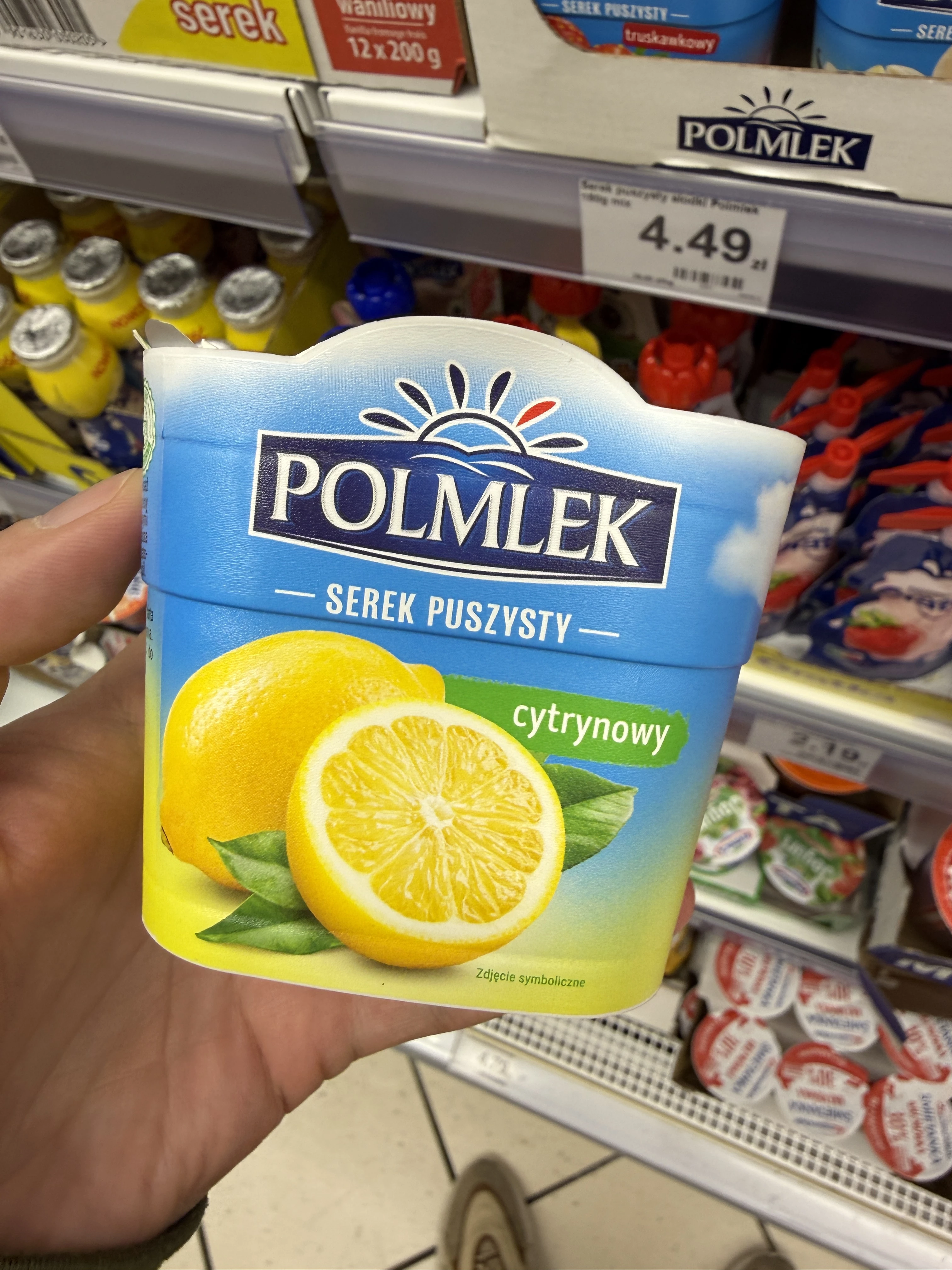 Polmlek Serek puszysty cytrynowy | 150g