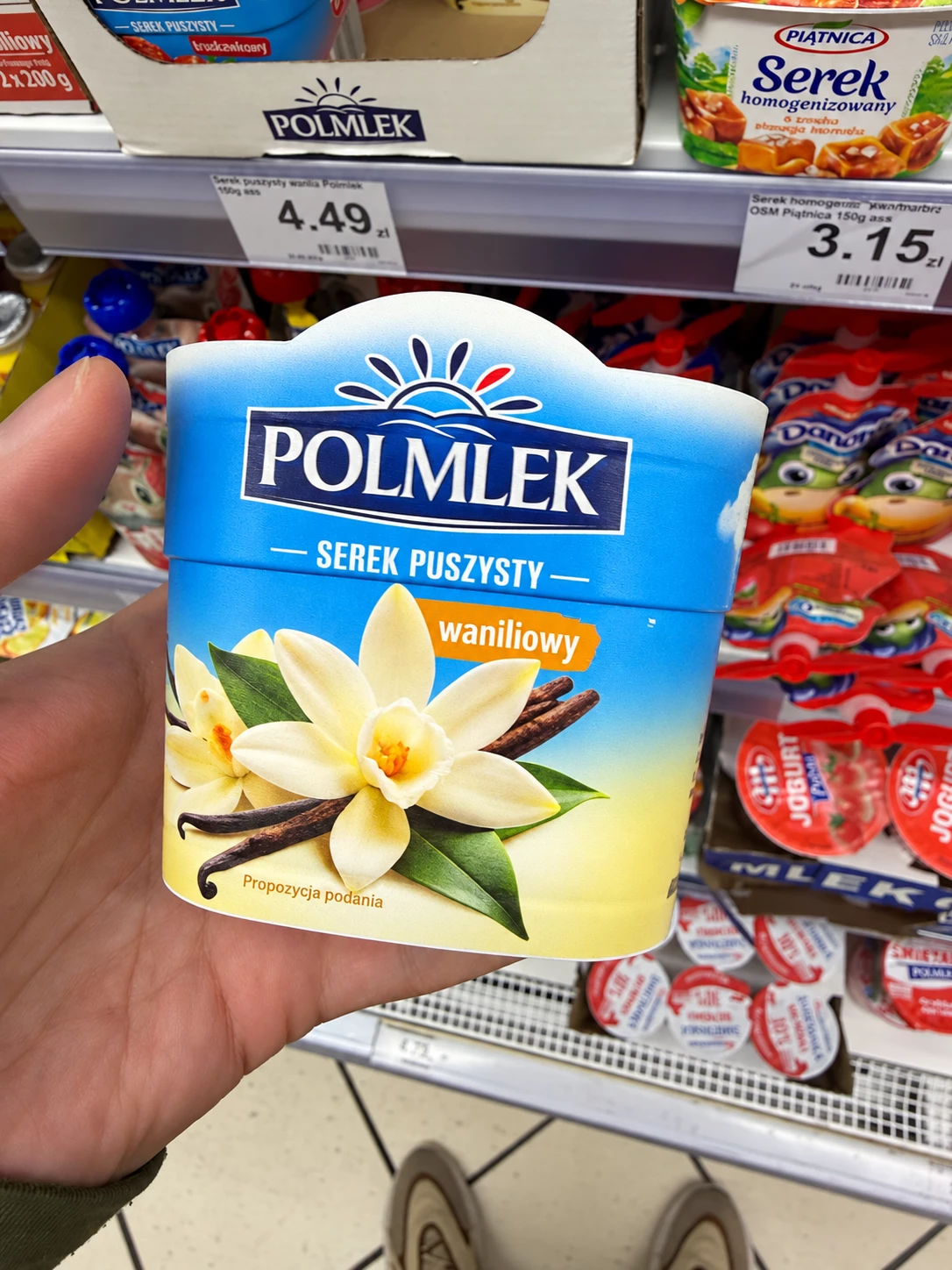 Polmlek Serek puszysty waniliowy | 150g