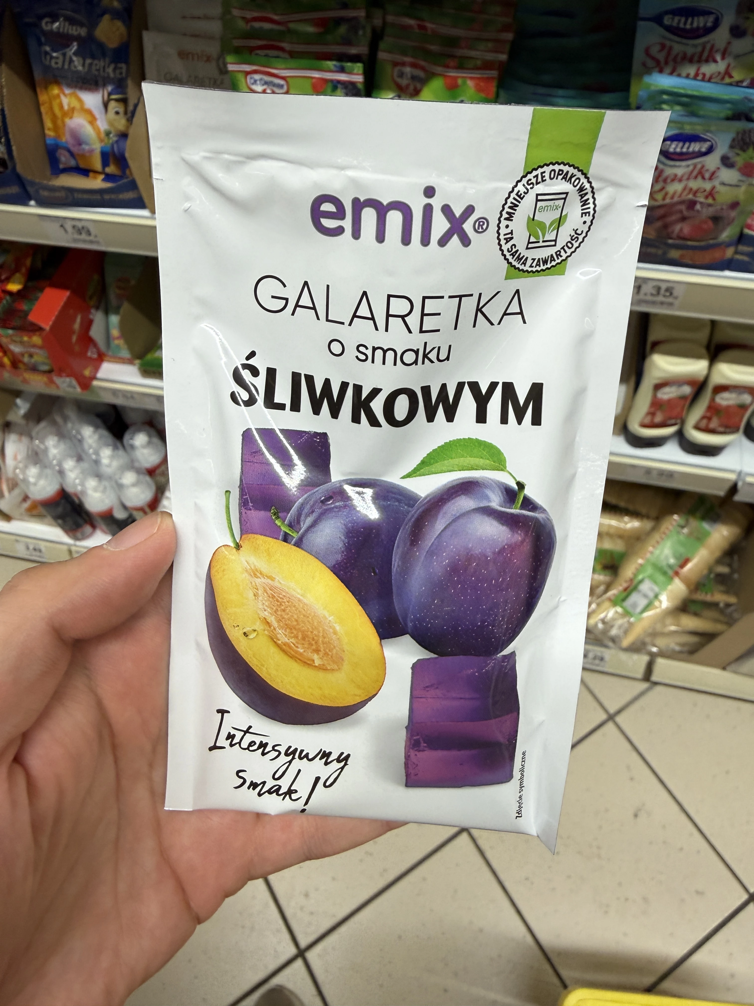 Emix Galaretka o smaku śliwkowym | 75g